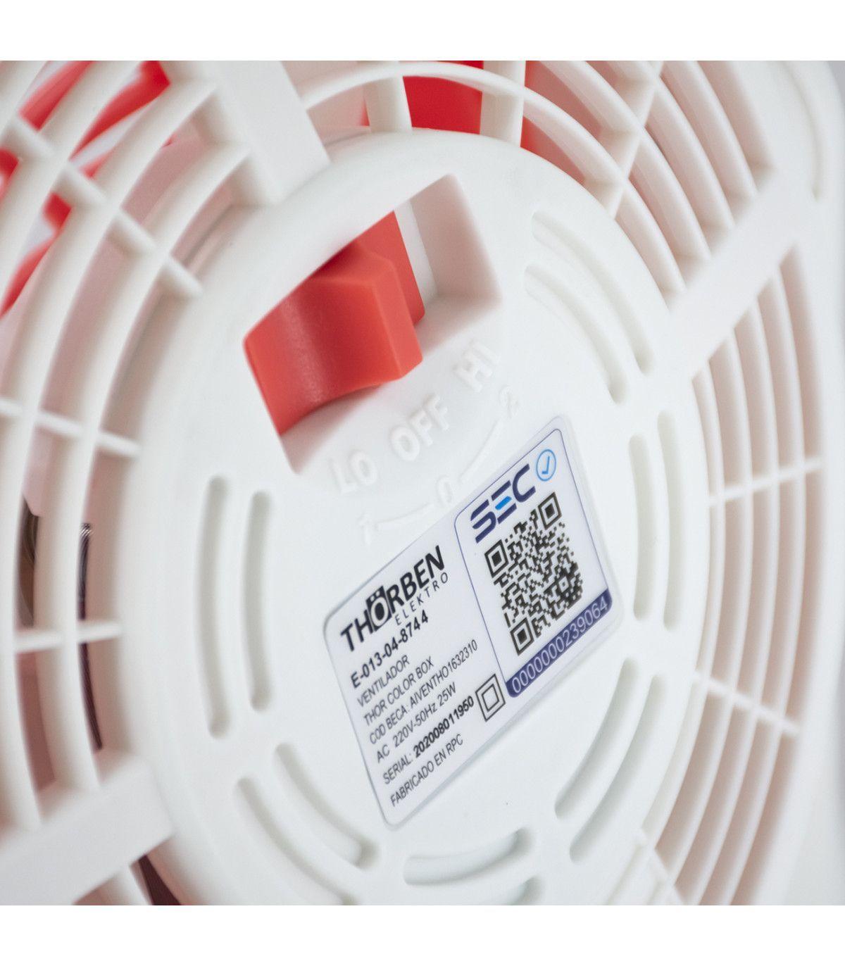 Ventilador Thor Color Box Fan Rojo-4