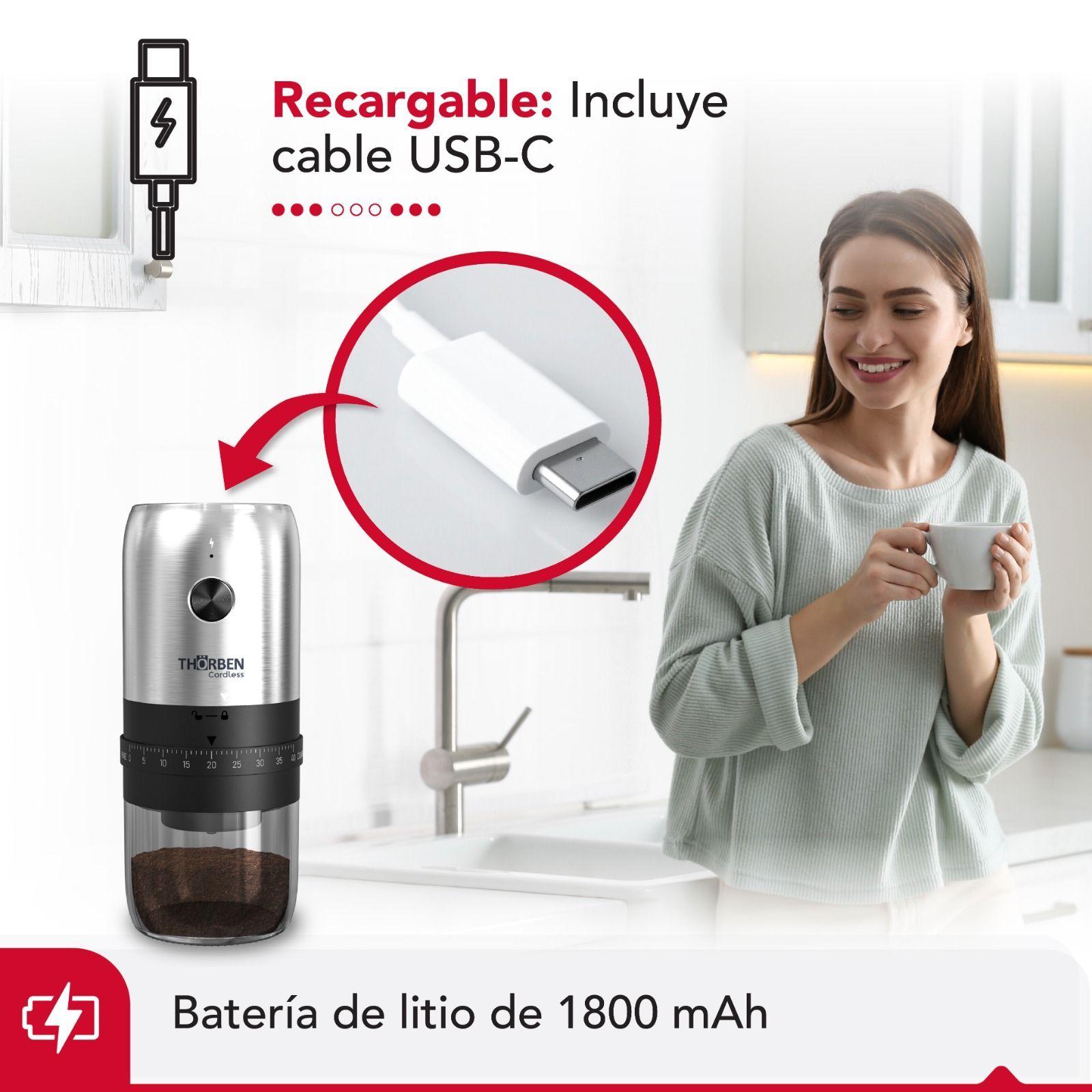 Molinillo de Caf USB Thor Professional Coffee Grinder-3