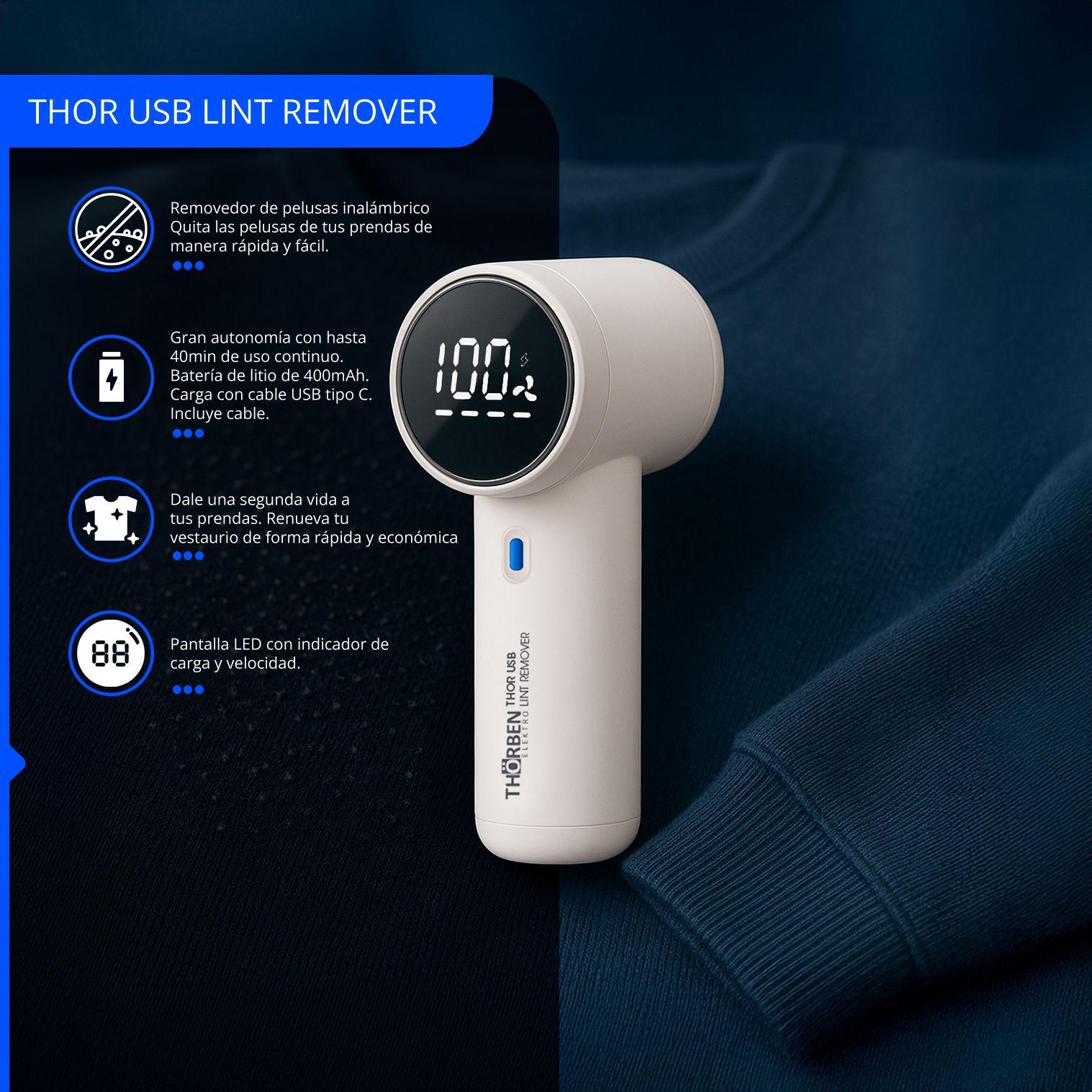 Removedor de Pelusas Thor USB Lint Remover-2