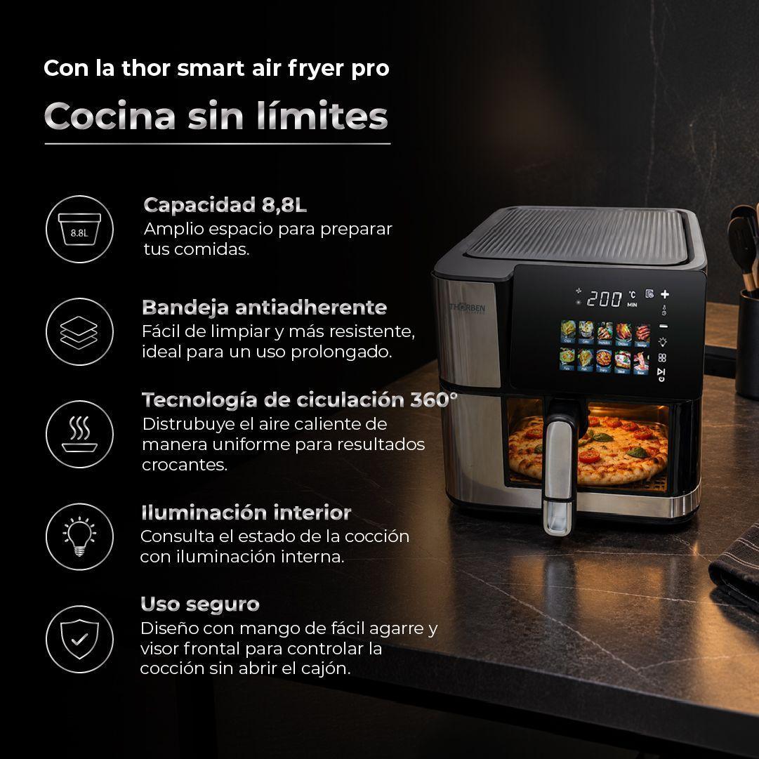 Freidora de Aire Digital Thor Smart Air Fryer Pro 8 8 L-2