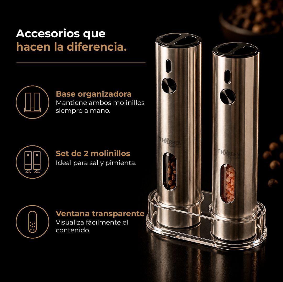 Moledor de Especias Thor Usb Deluxe Grinder Set-5