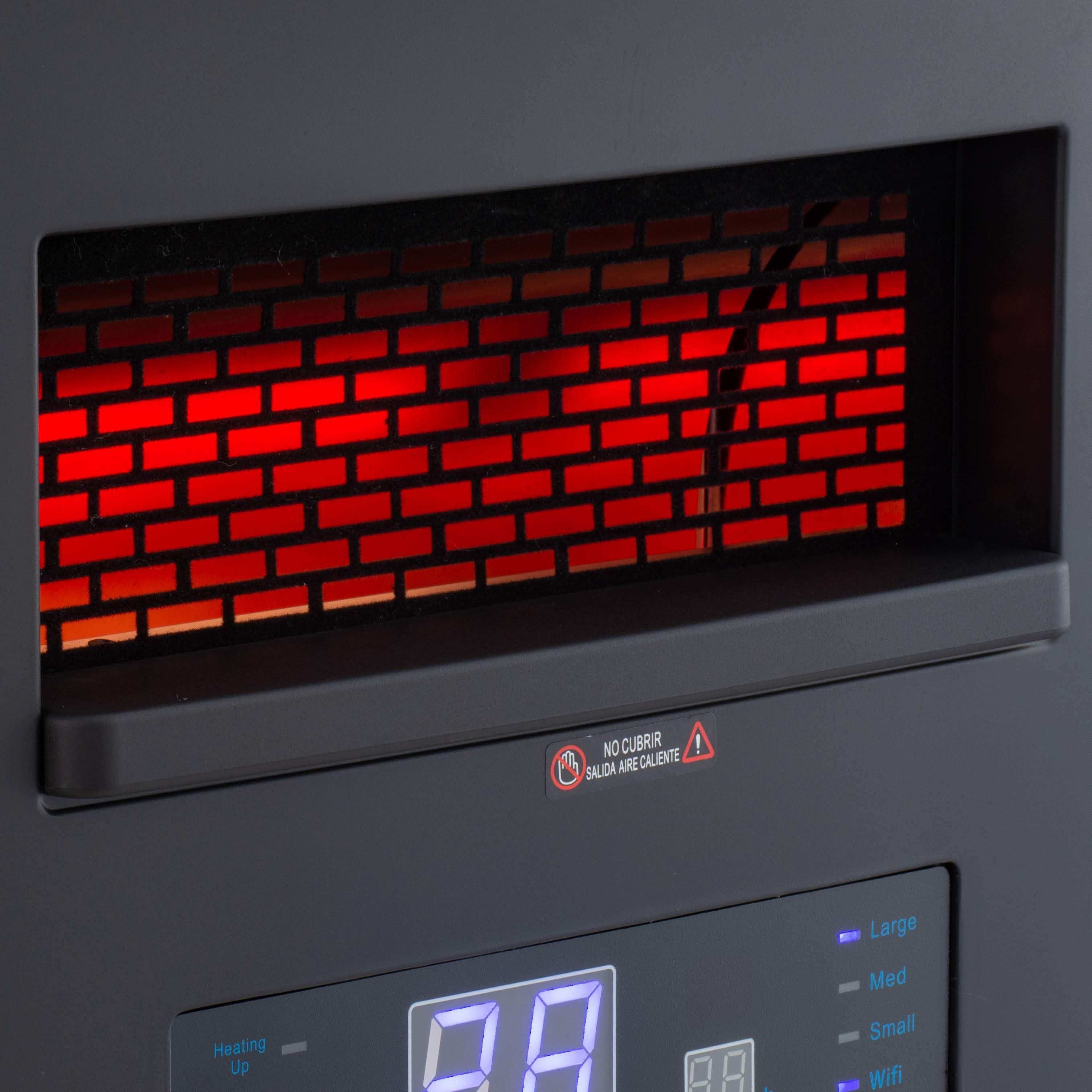 Estufa Eléctrica Infrarroja 1500W Thor Green 1500W Wifi-3