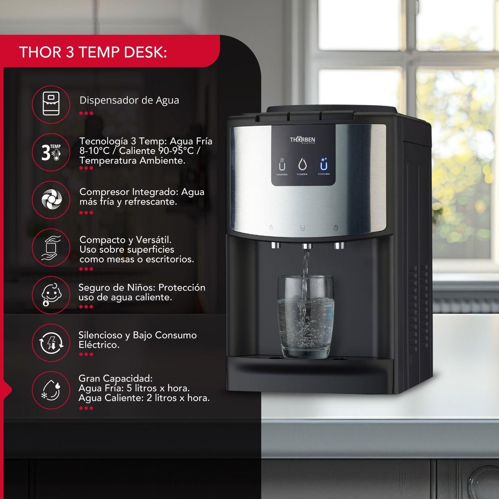 Dispensador de Agua Sobremesa Thor 3temp Desk-2
