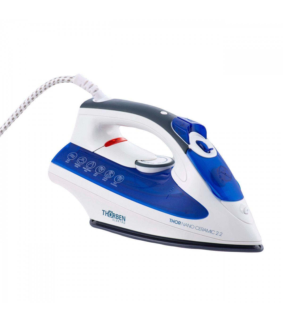 Plancha Suela Cerámica 2200W Thor Nano Ceramic 2.2-2
