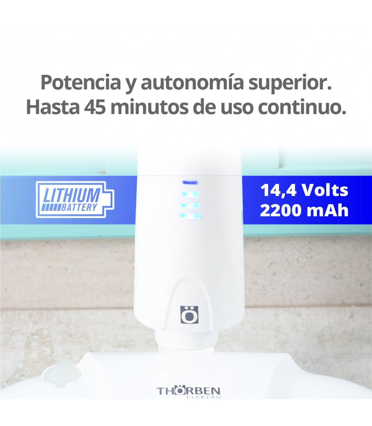 Enceradora, Pulidora y Mopa Inalámbrica Thor Spin Bot 4X-6