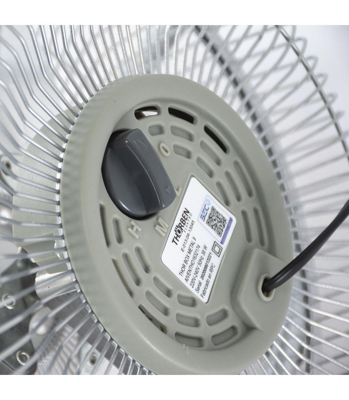 Ventilador Mesa Thor Box Metal 9-4