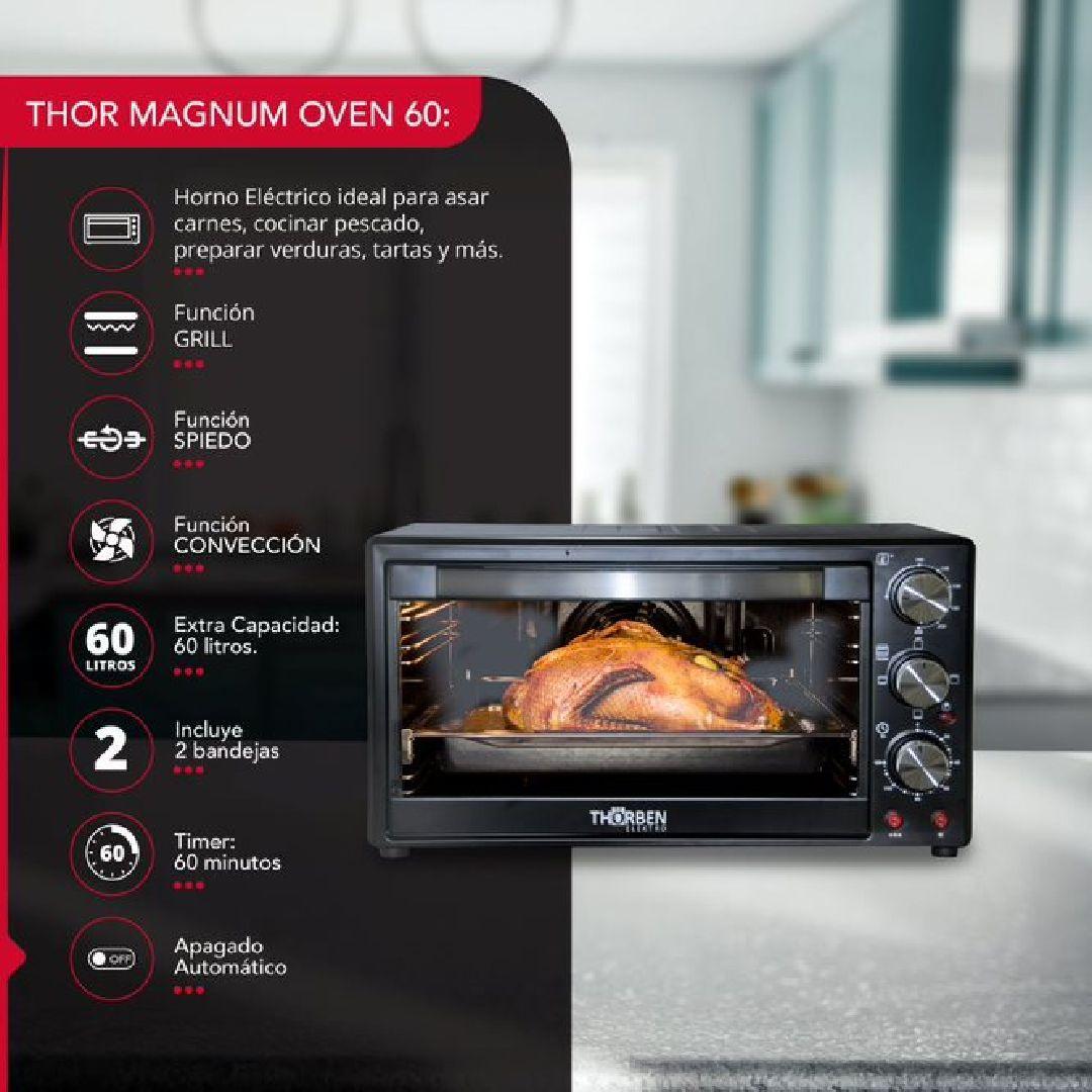 HORNO ELECTRICO 60 L 2200W THOR MAGNUM OVEN 60-2