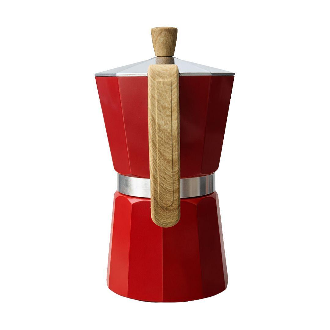 Cafetera Moka Thor Moka Milano de 9 tazas Rojo-5