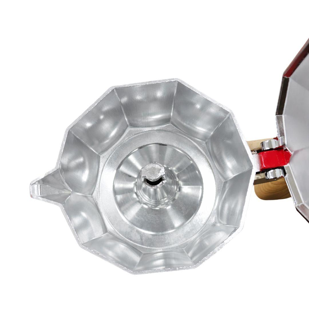 Cafetera Moka Thor Moka Milano de 9 tazas Rojo-7