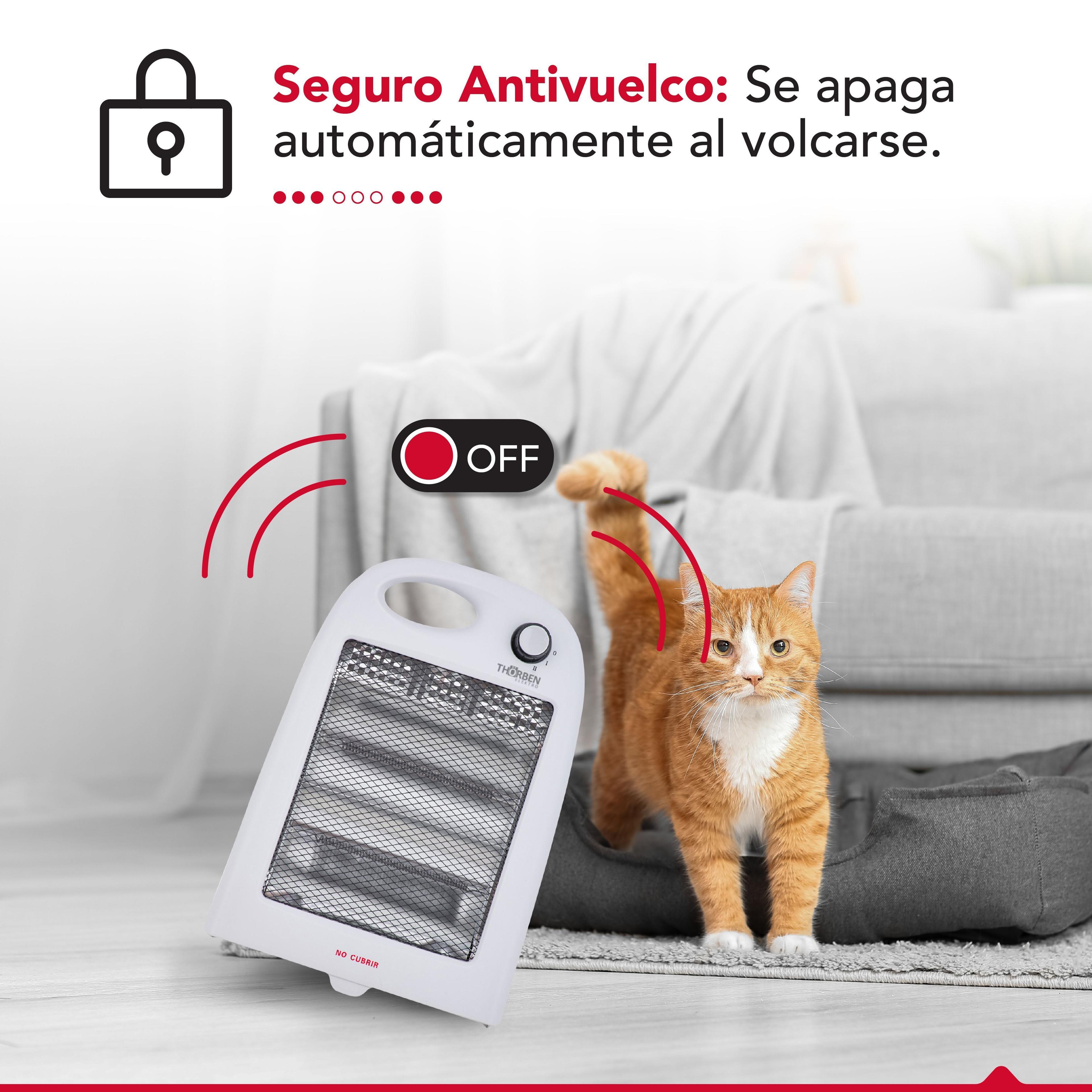 Estufa Eléctrica 2 potencias 400W-800W Thor Carbón Heat -5