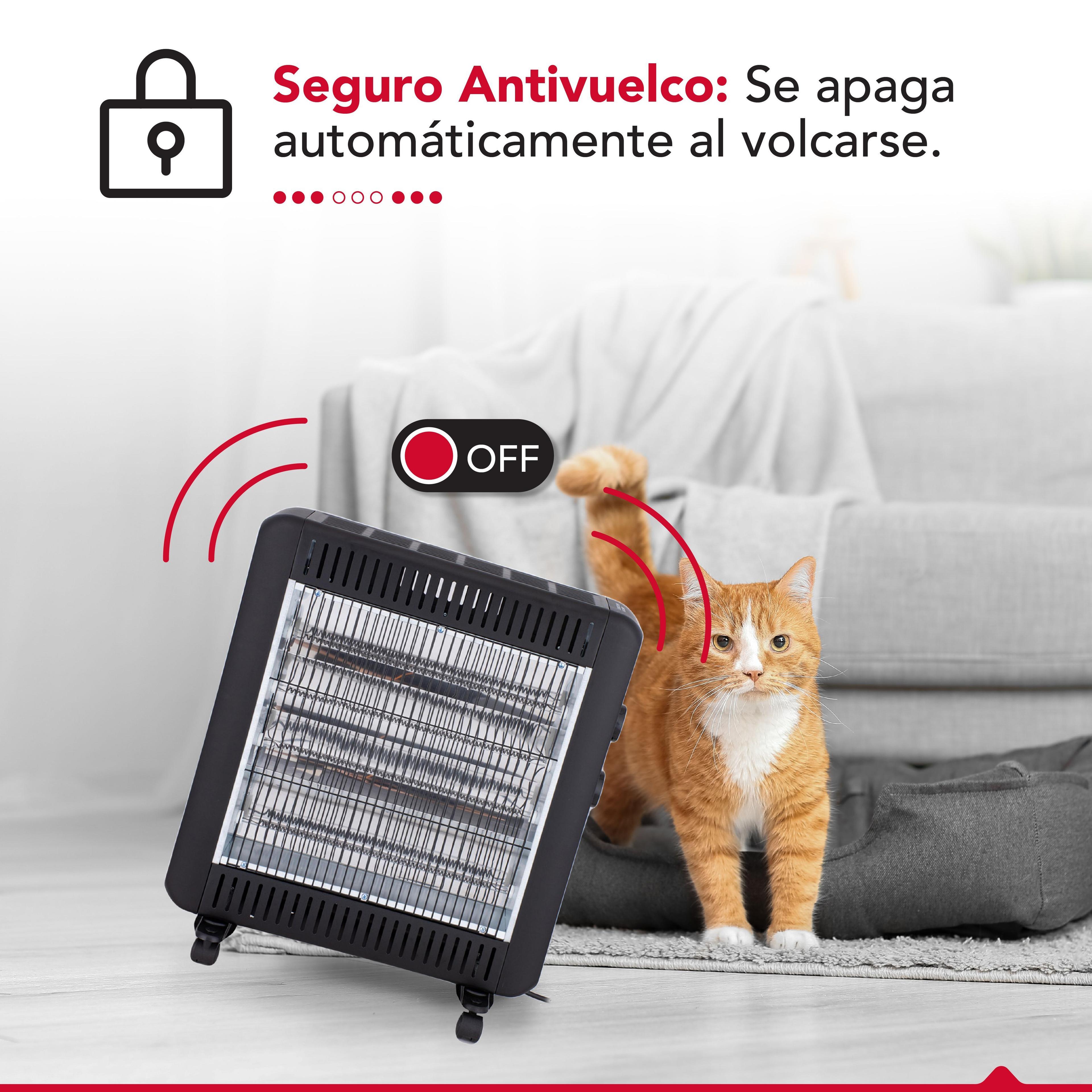 Estufa Eléctrica Exterior 2 potencias 1100-2200W Thor Carbón Heat -4