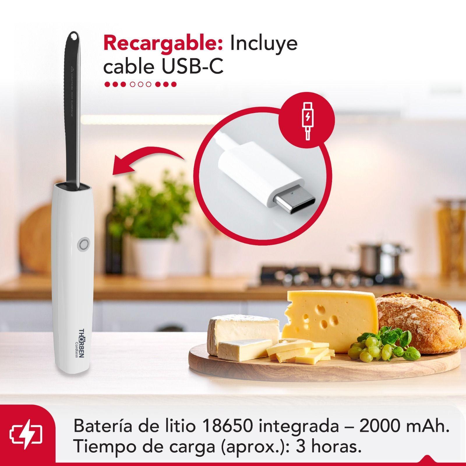 Cuchillo termico 2 Temperaturas USB Thor Butter Knife-8