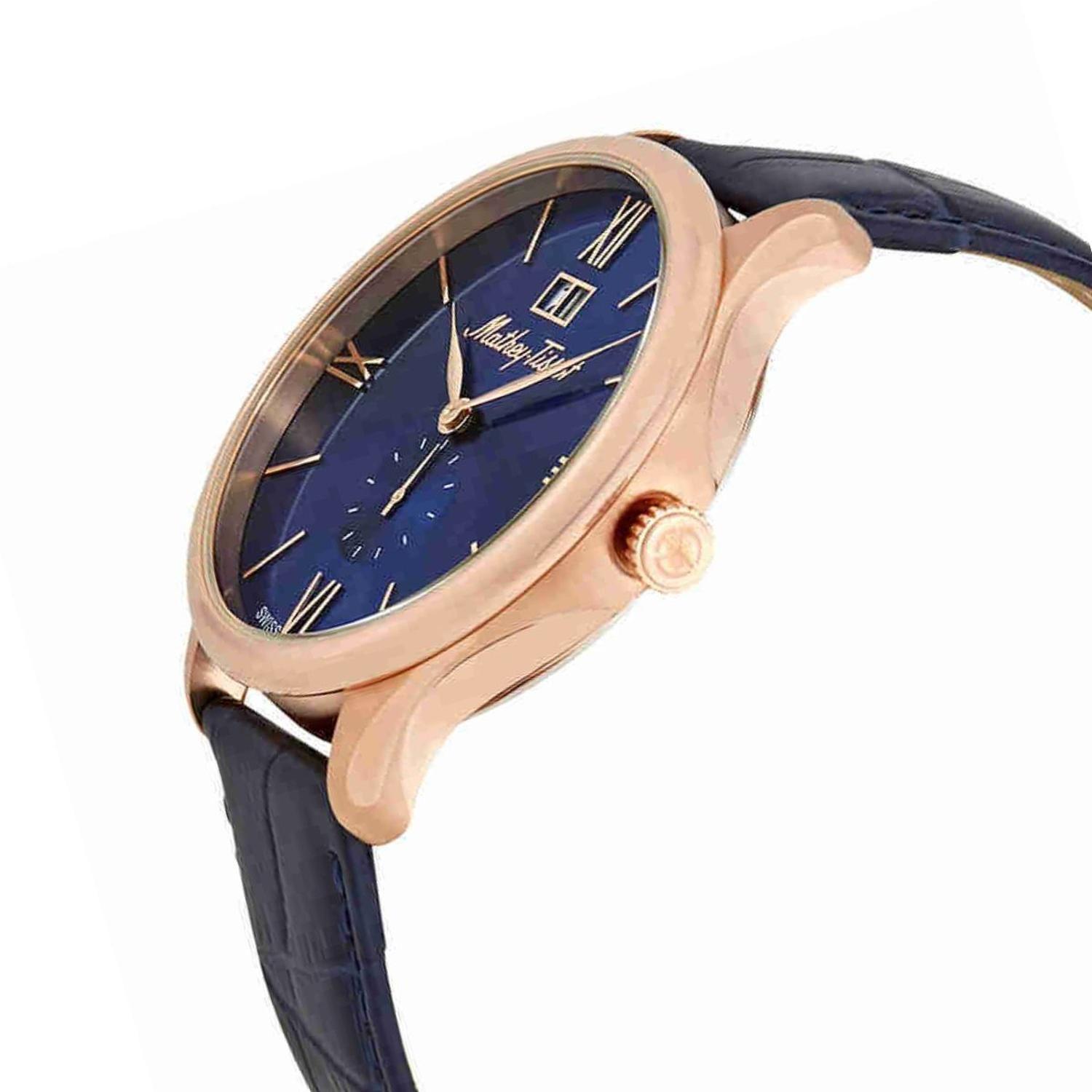 Reloj Mathey-Tissot Hombre Edmond Leather H1886QPBU-2