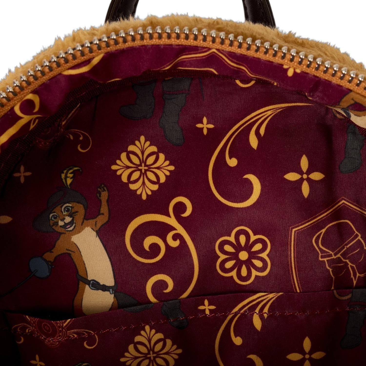 Mochila Loungefly Unisex Shrek Puss In Boots Plush-4