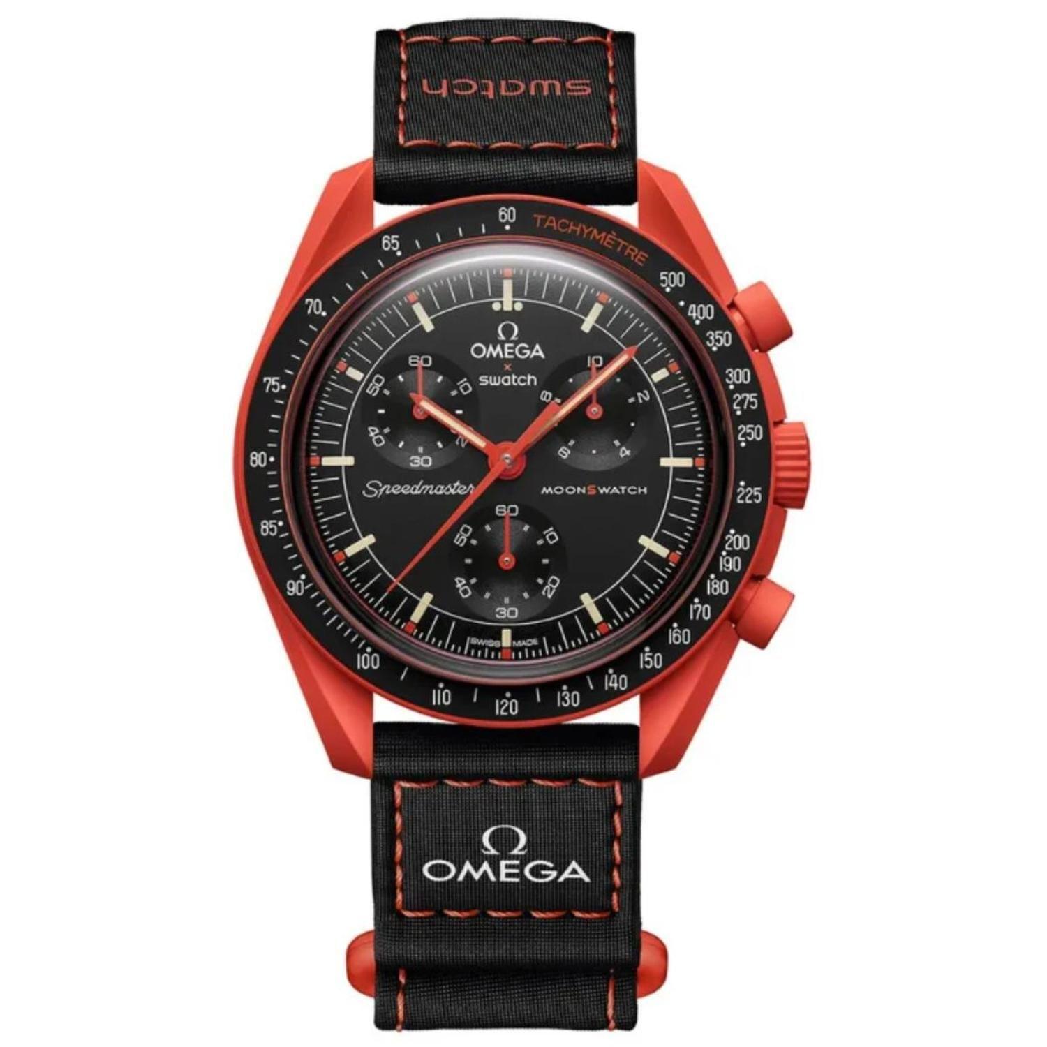 Reloj Swatch Unisex Moonswatch Mission on Earth LAVA S0330100-1