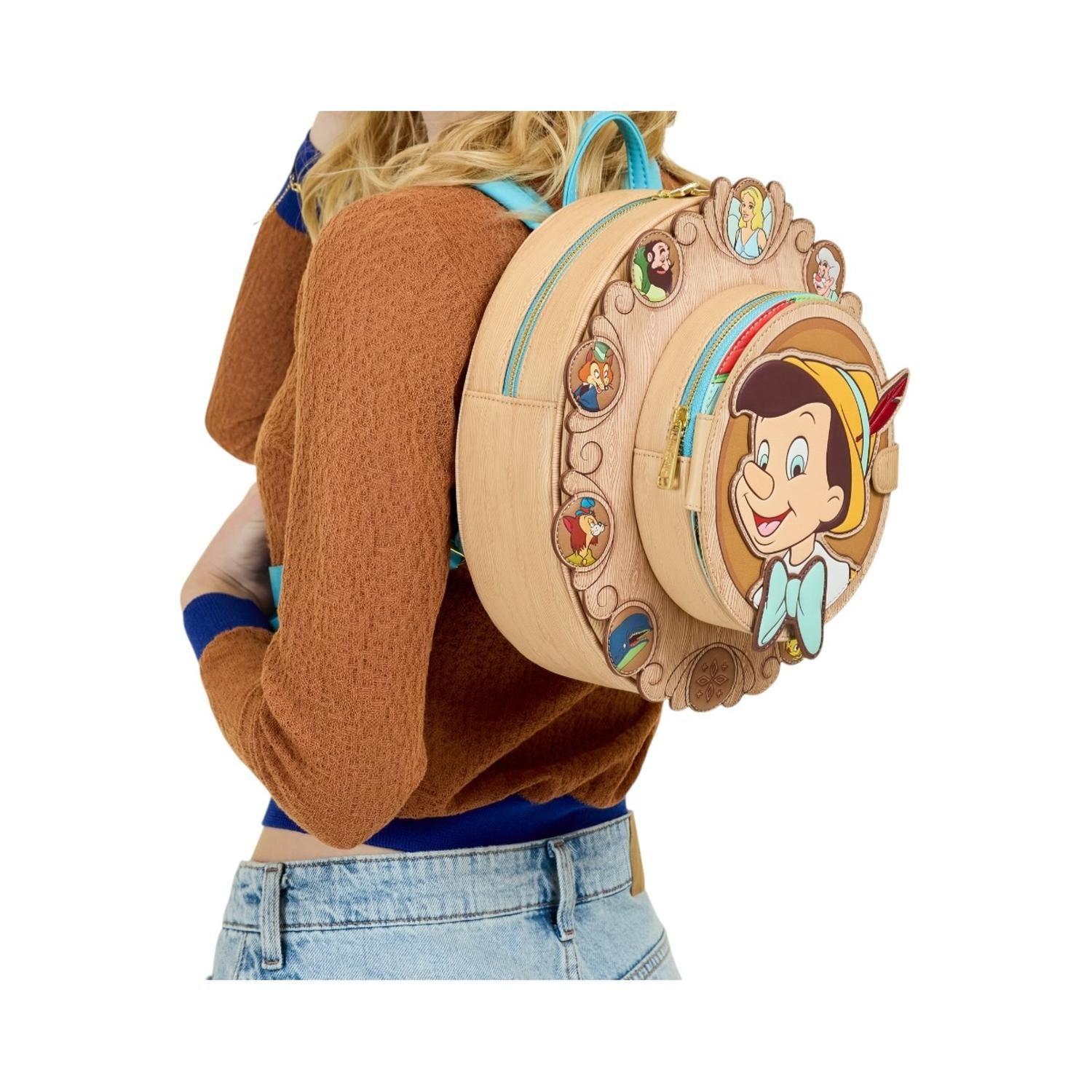 Mochila Loungefly Mujer Pinocchio Cameo Series-1