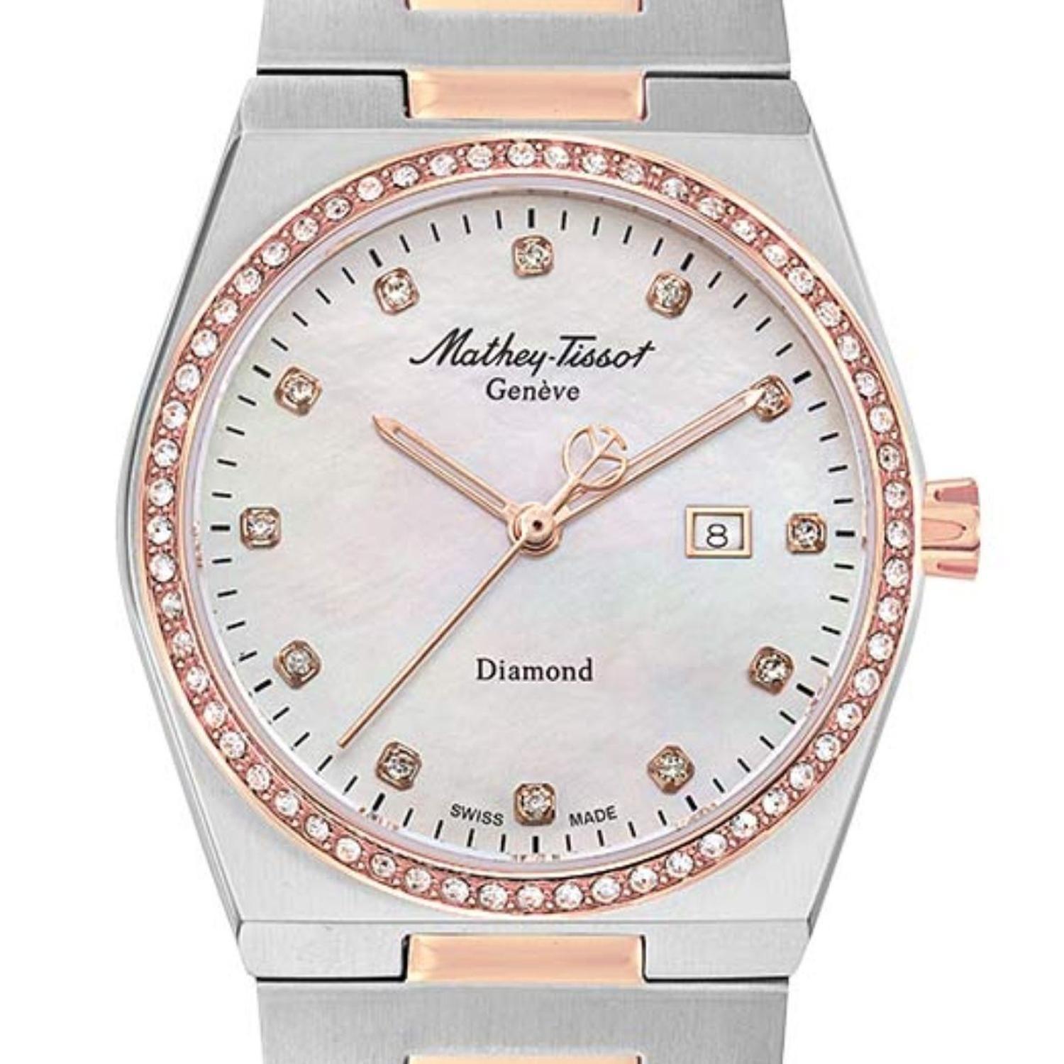 Reloj Mathey-Tissot Mujer Zeus Lady Diamond D118SBI-0