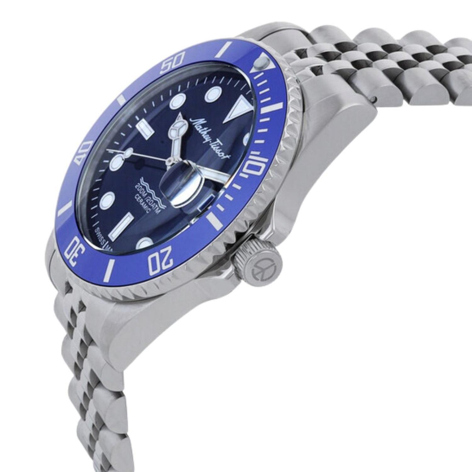 Reloj Mathey-Tissot Hombre Mathy Ceramic H901CRABU-2
