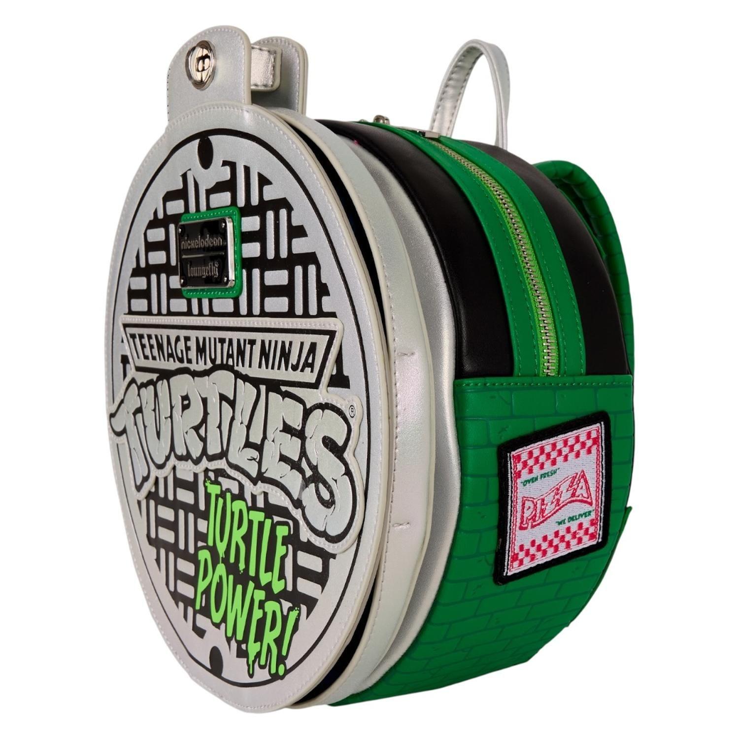 Mochila Loungefly Hombre Ninja Turtles Lair Manhole-3
