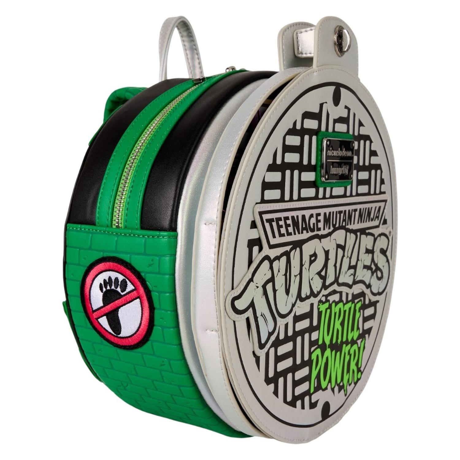 Mochila Loungefly Hombre Ninja Turtles Lair Manhole-4