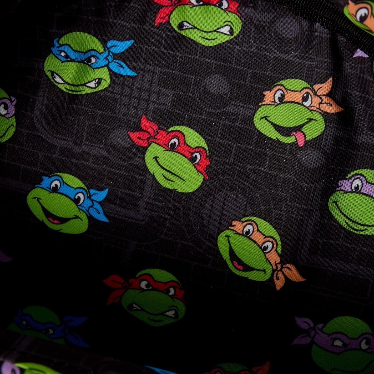 Mochila Loungefly Hombre Ninja Turtles Lair Manhole-6
