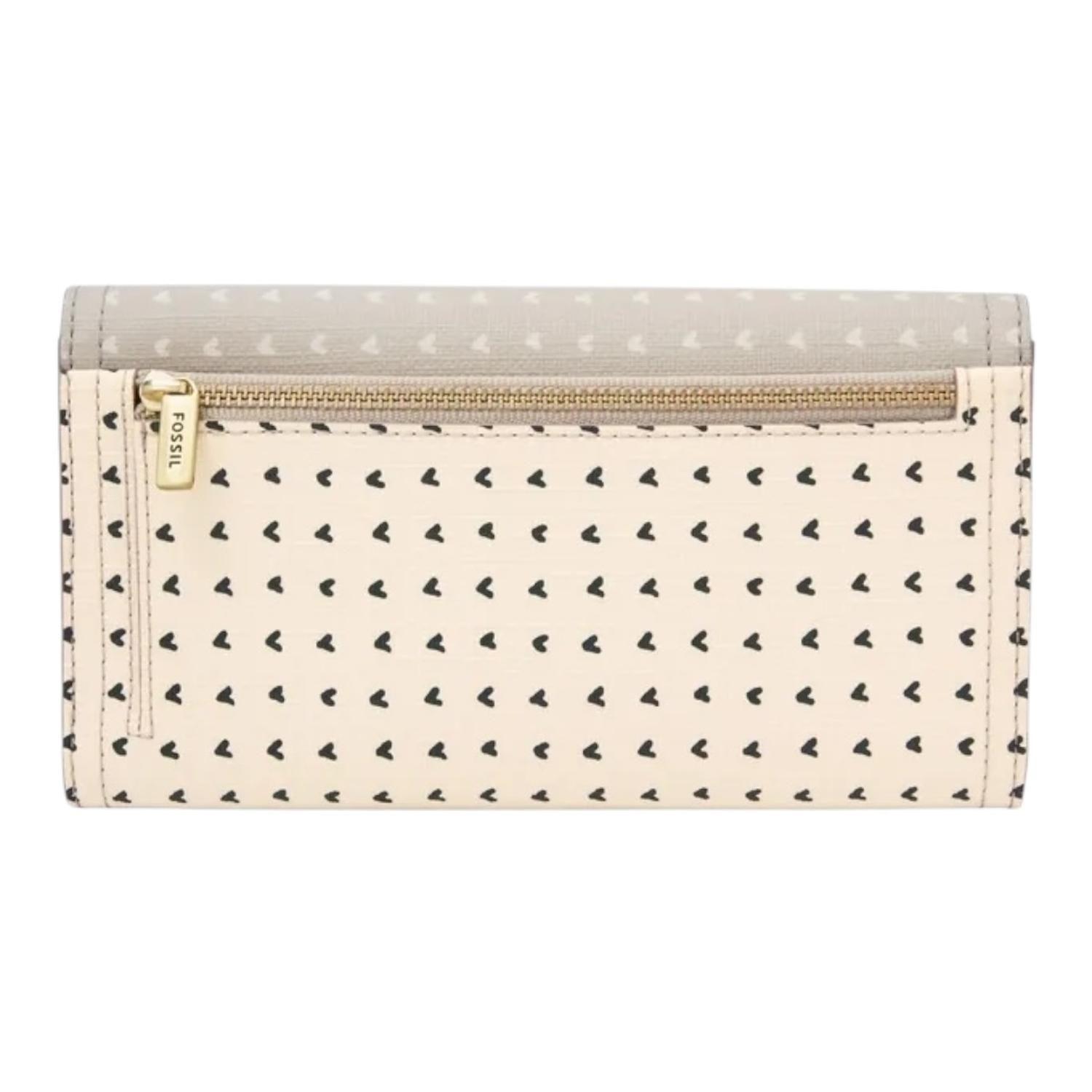 Billetera Mujer Fossil Logan Hearts SL7832745-3
