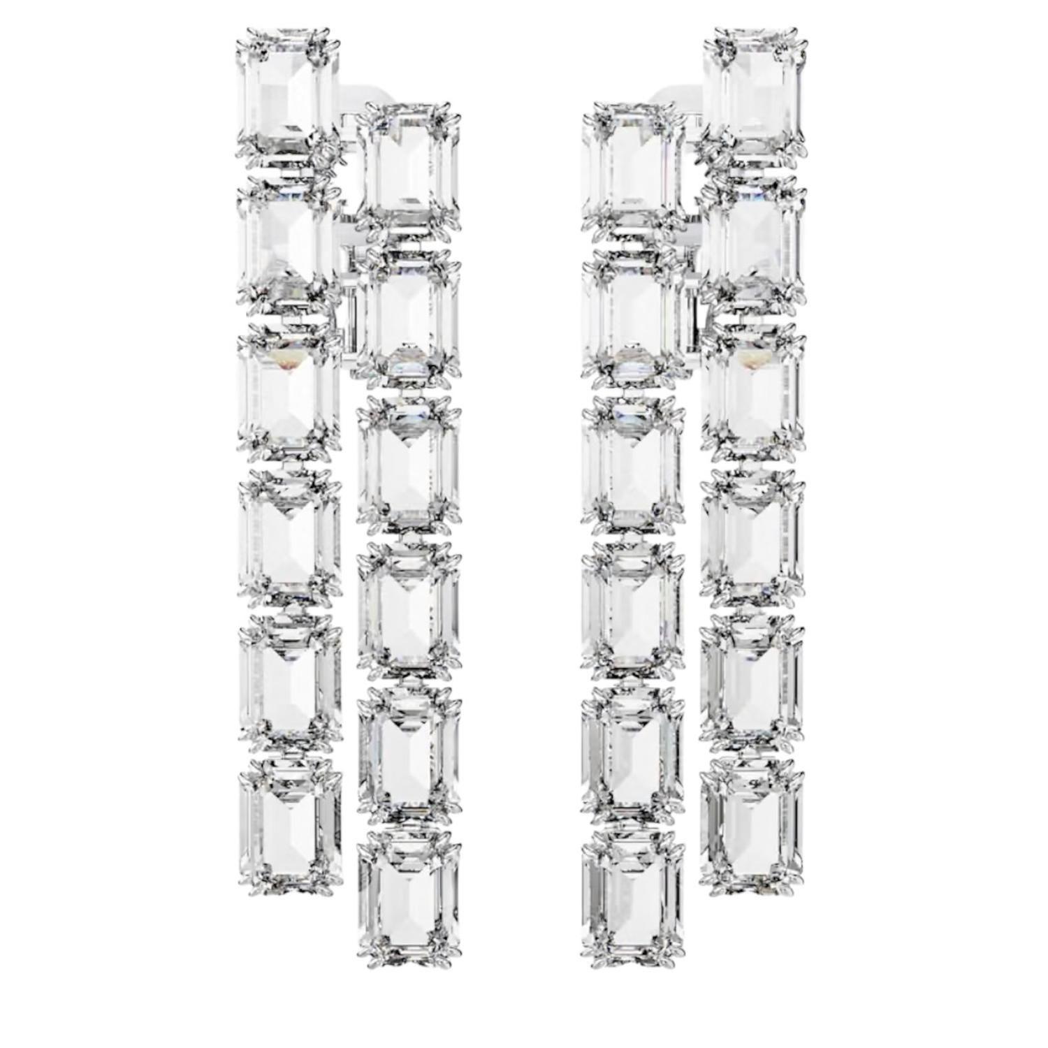 Aros Swarovski Mujer Millenia Clip Earrings Octagon 5696320-0