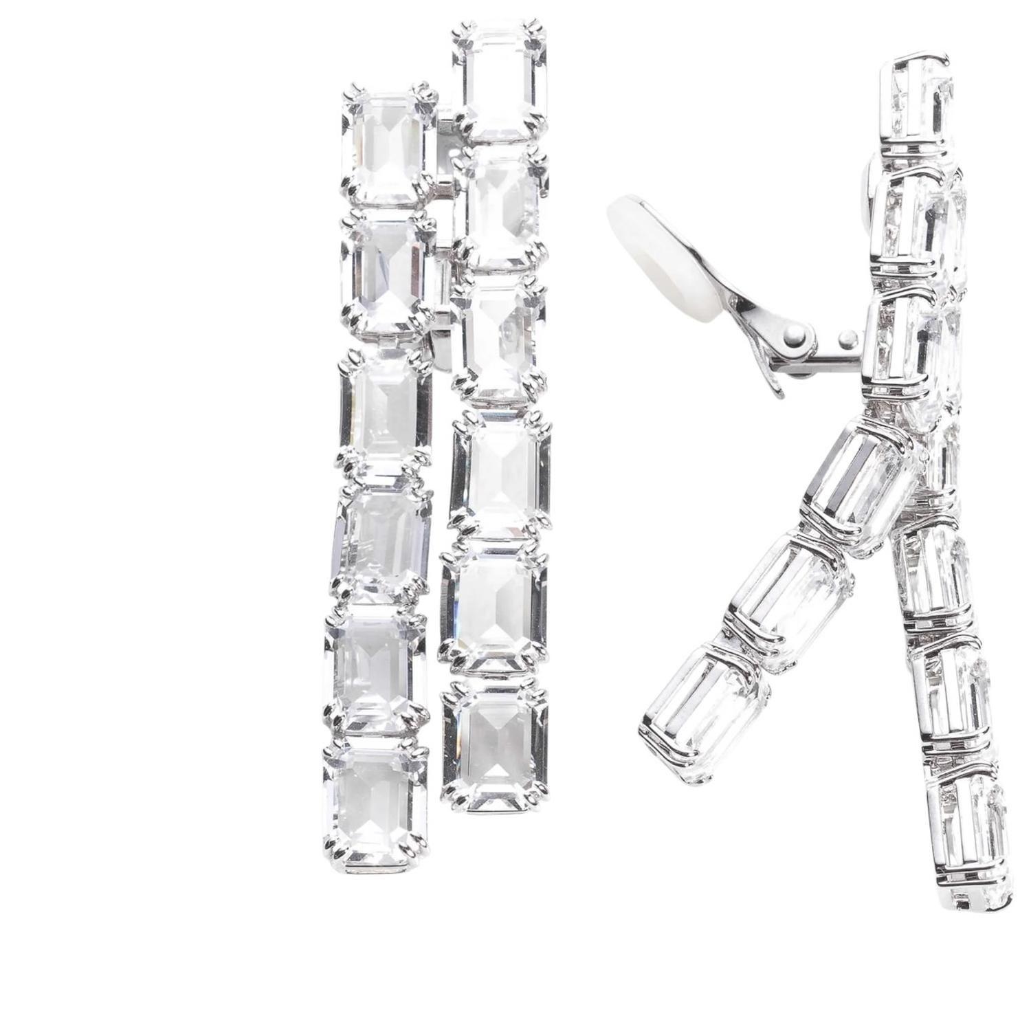 Aros Swarovski Mujer Millenia Clip Earrings Octagon 5696320-2