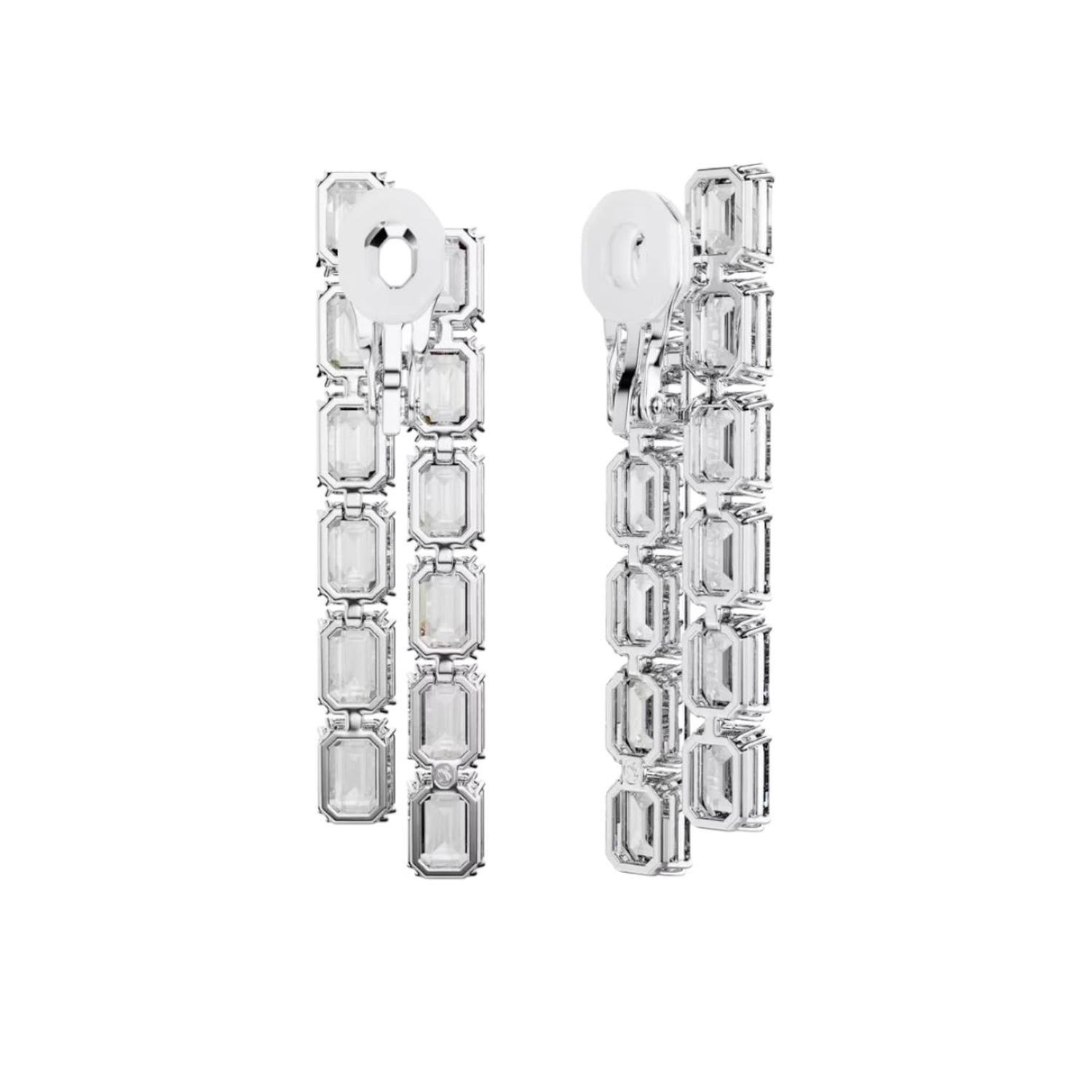 Aros Swarovski Mujer Millenia Clip Earrings Octagon 5696320-3