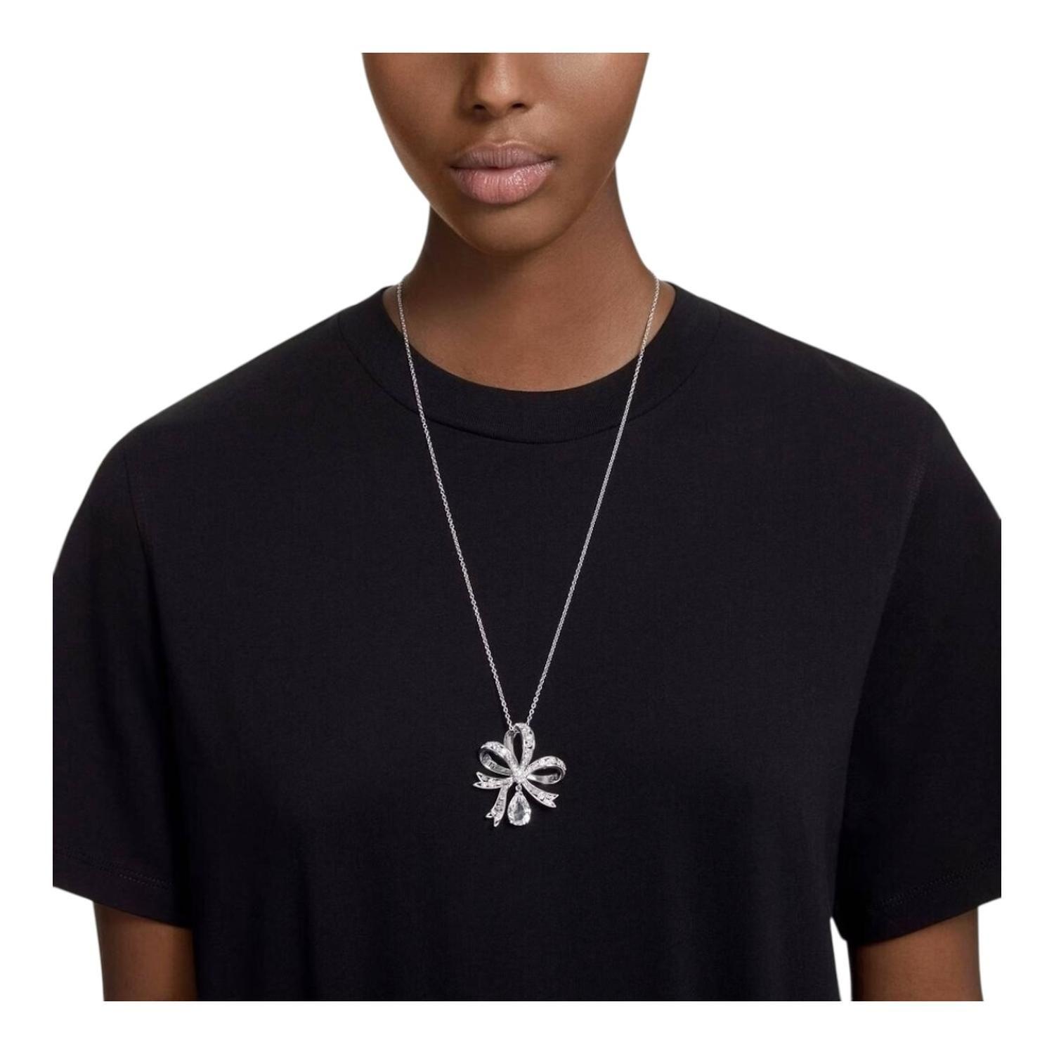 Collar Swarovski Pend L Bow 5647561-3