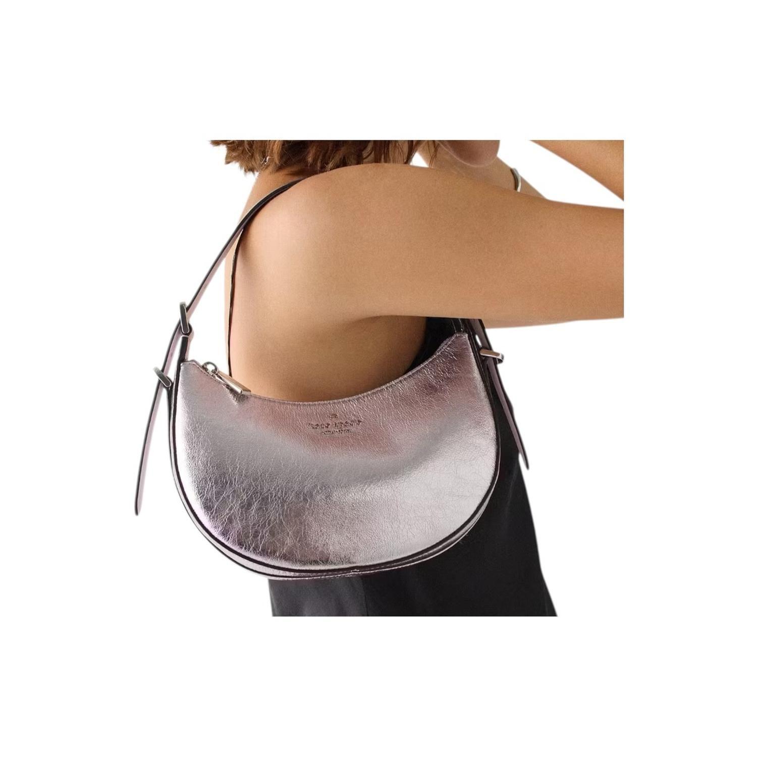 Bolso Kate Spade Nova Crinkle Metallic Crescent KN205-3