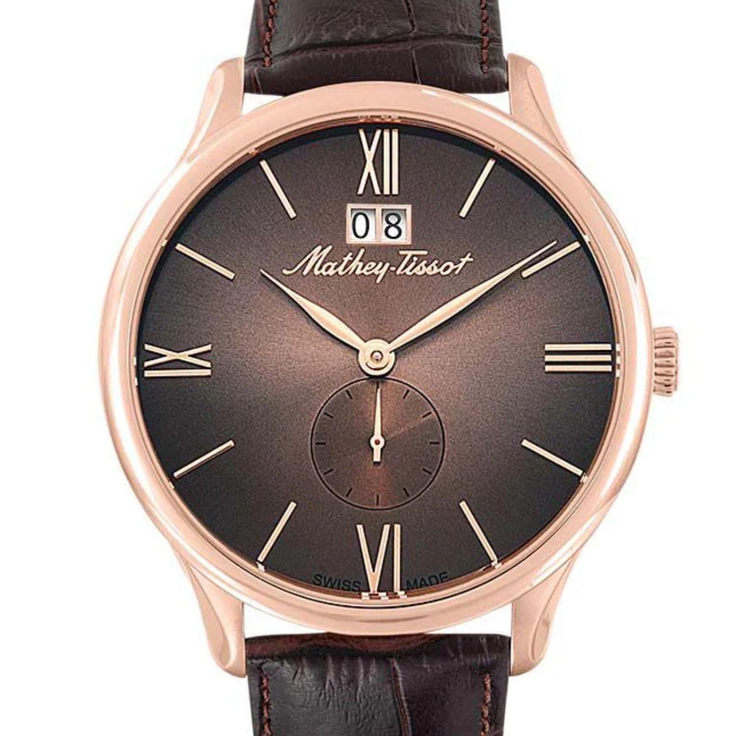 Reloj Mathey-Tissot Hombre Edmond Leather H1886QPM-0