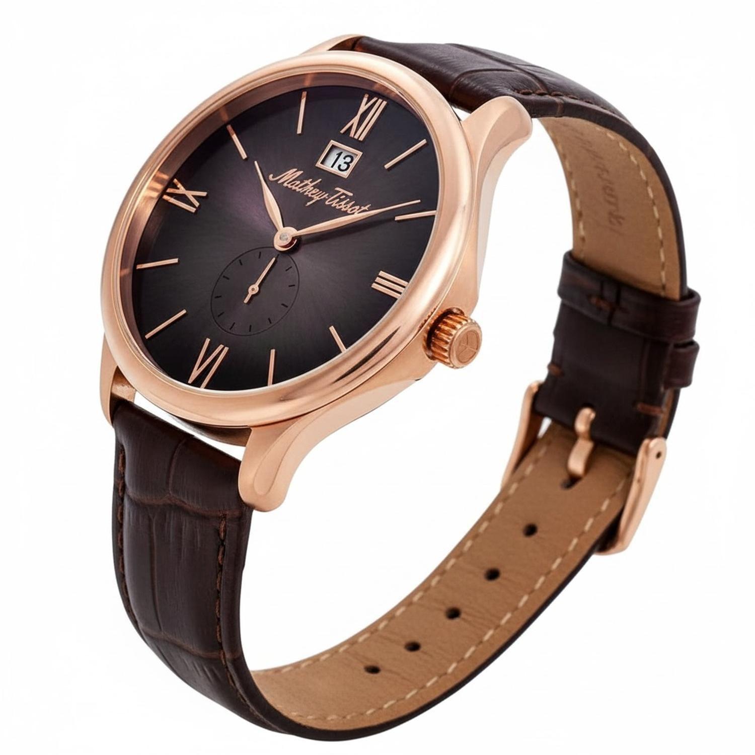 Reloj Mathey-Tissot Hombre Edmond Leather H1886QPM-2