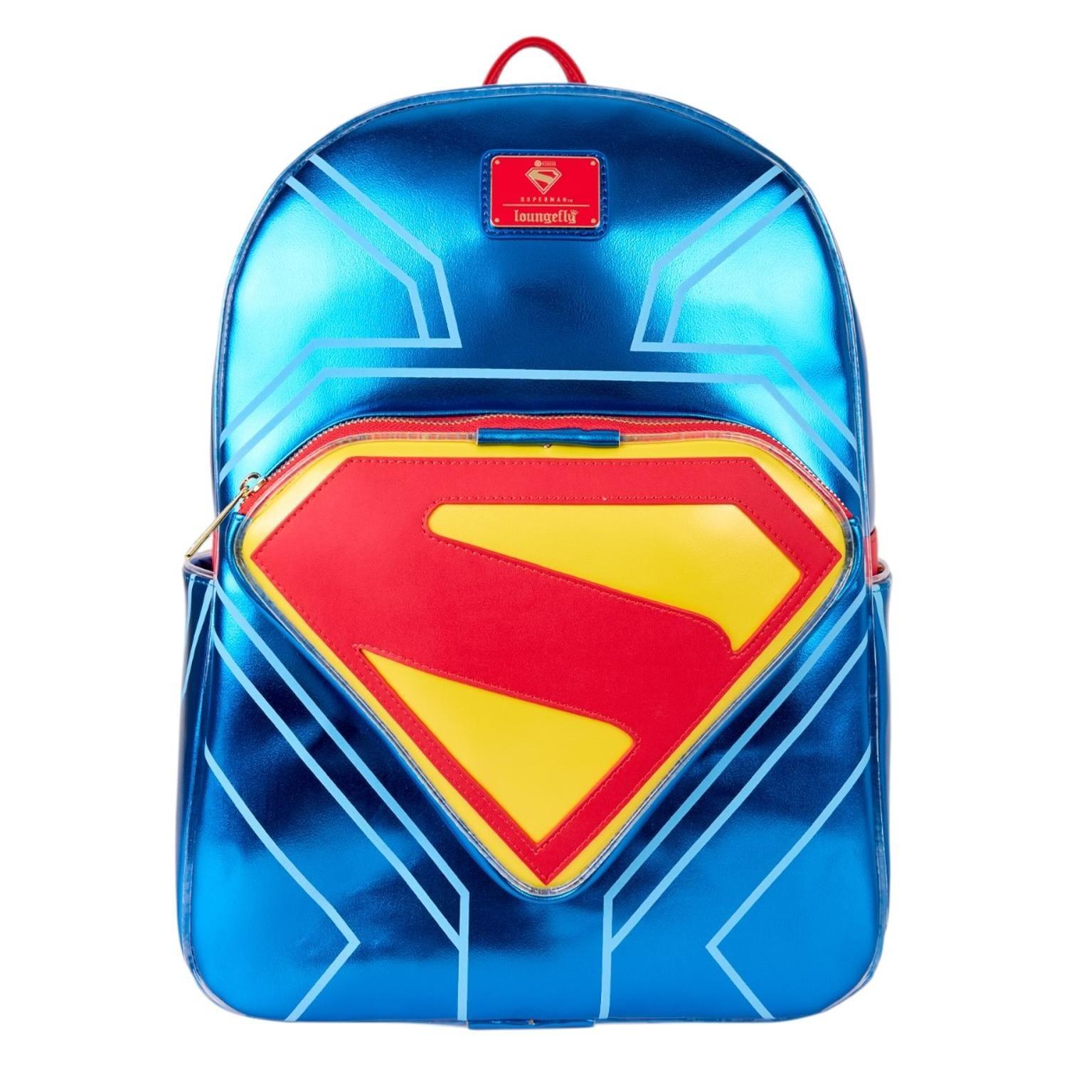 Mochila Loungefly Hombre Superman Light Up DC Comics-0