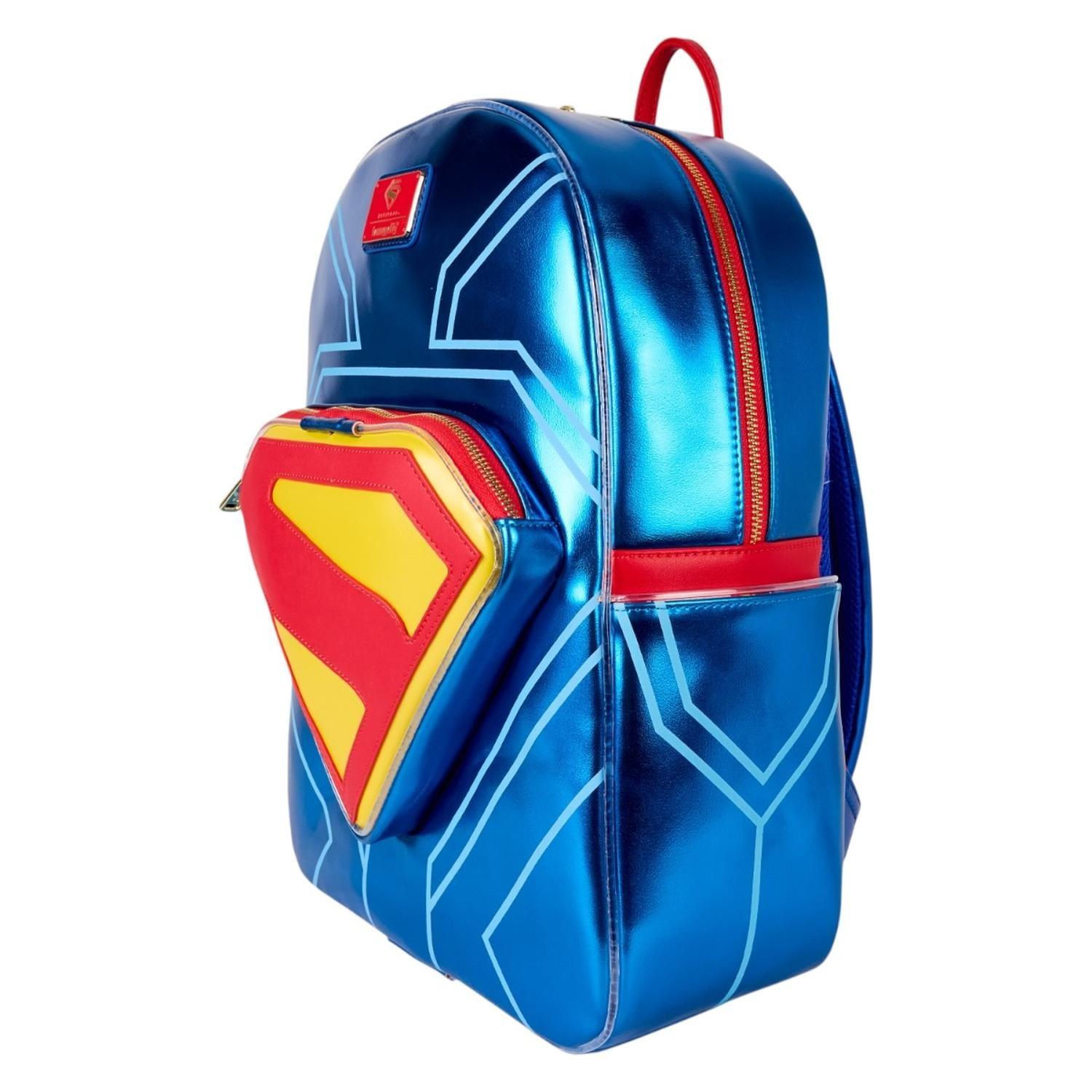 Mochila Loungefly Hombre Superman Light Up DC Comics-3