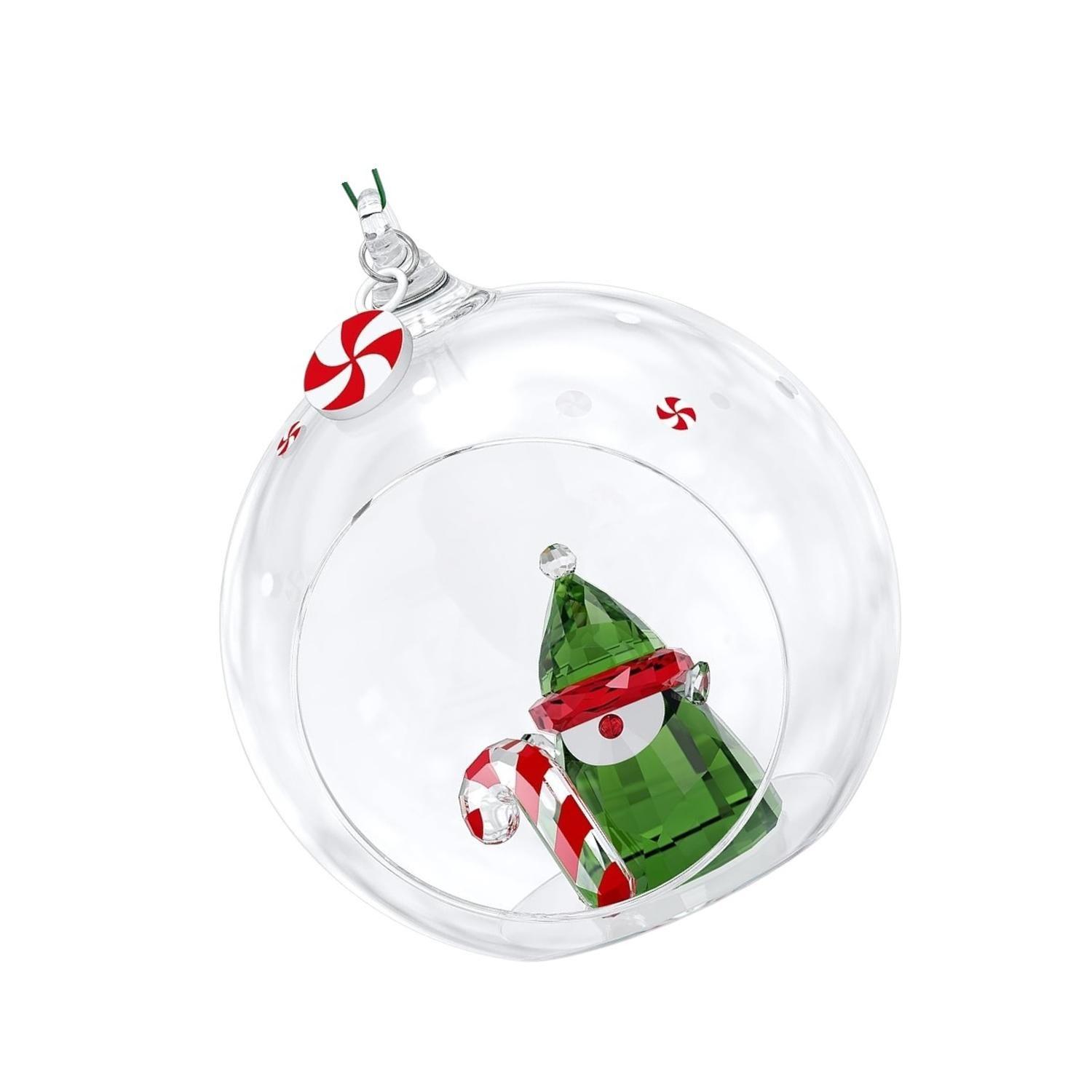 Figura Swarovski Holiday Santa Ball Ornament 5596383-2