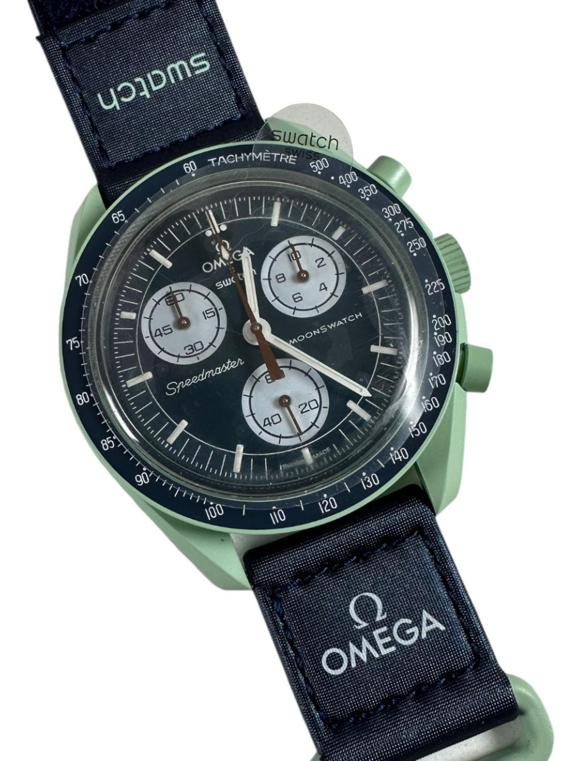 Reloj Swatch Unisex Moonswatch Earth SO33G100-2