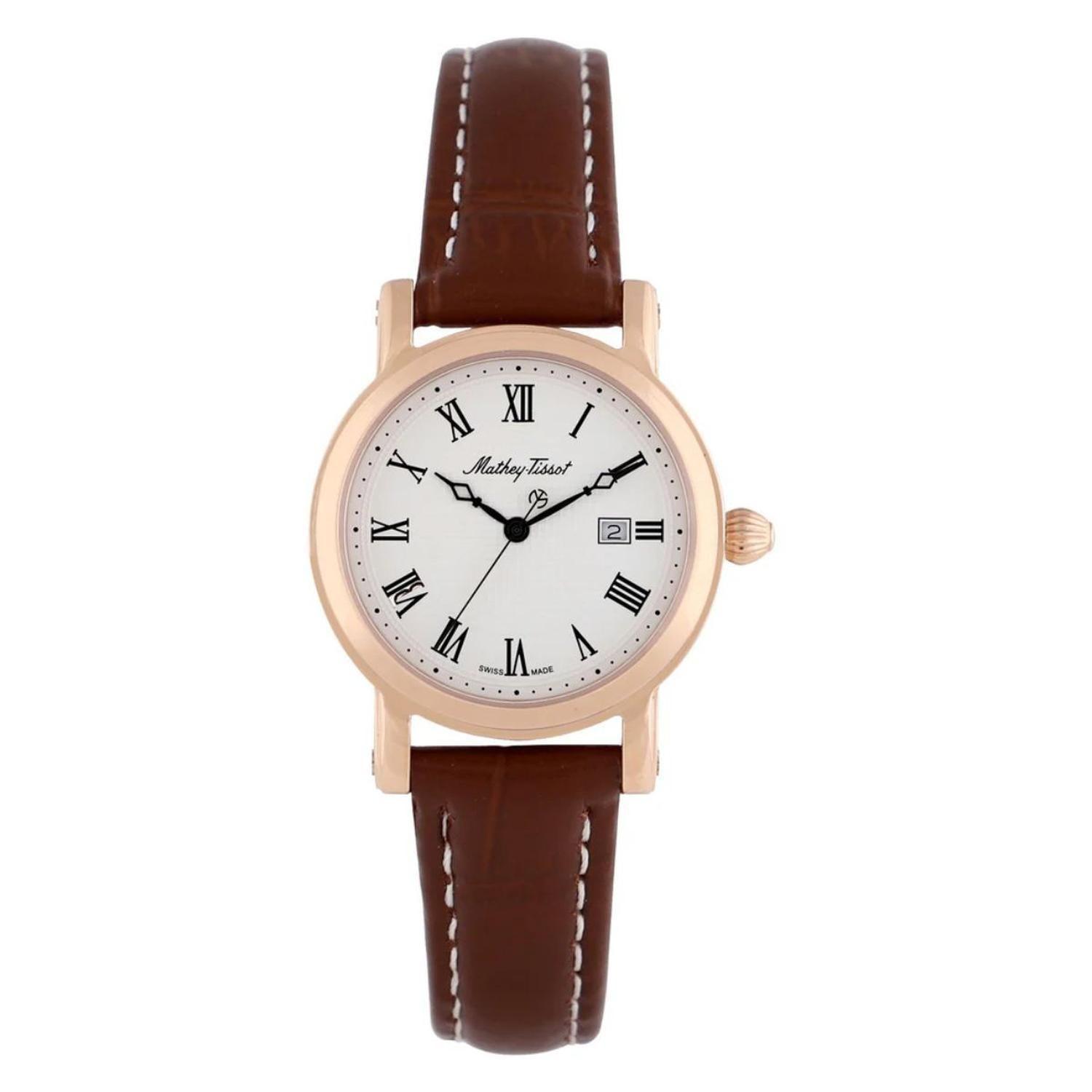Reloj Mathey-Tissot Mujer City Leather D31186PBR-2