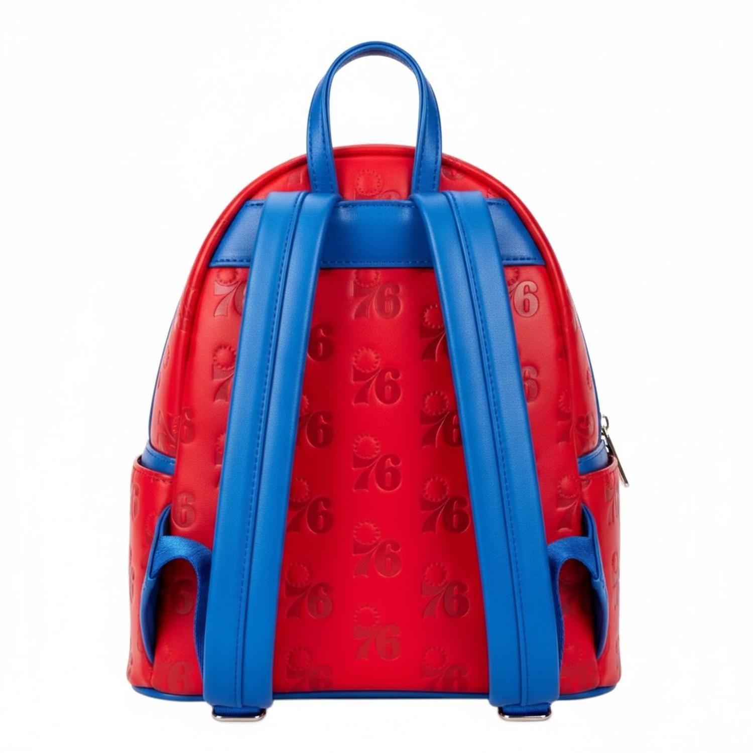 Mochila Loungefly Hombre NBA Philadelphia 76ers Red-2