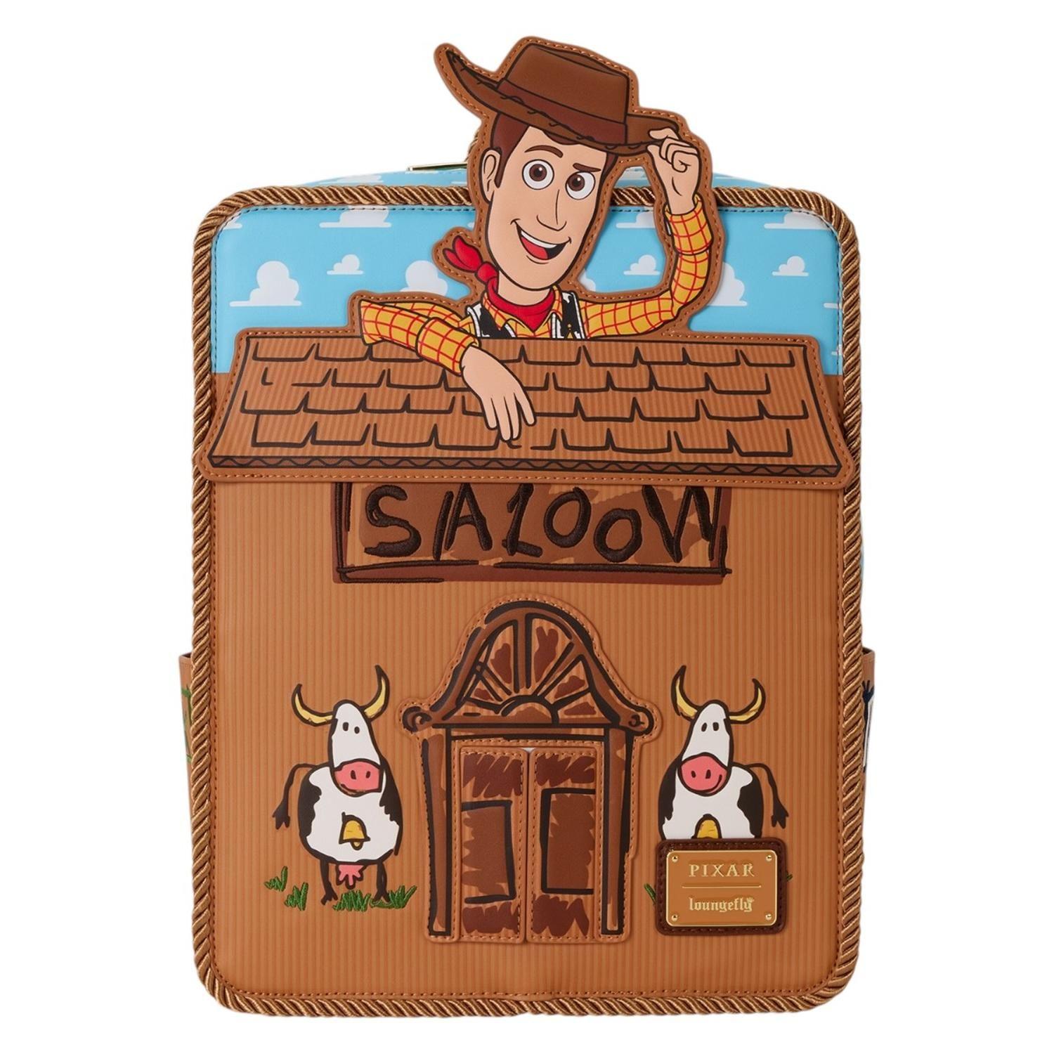 Mochila Loungefly Hombre Toy Story Woody Saloon 30th-0