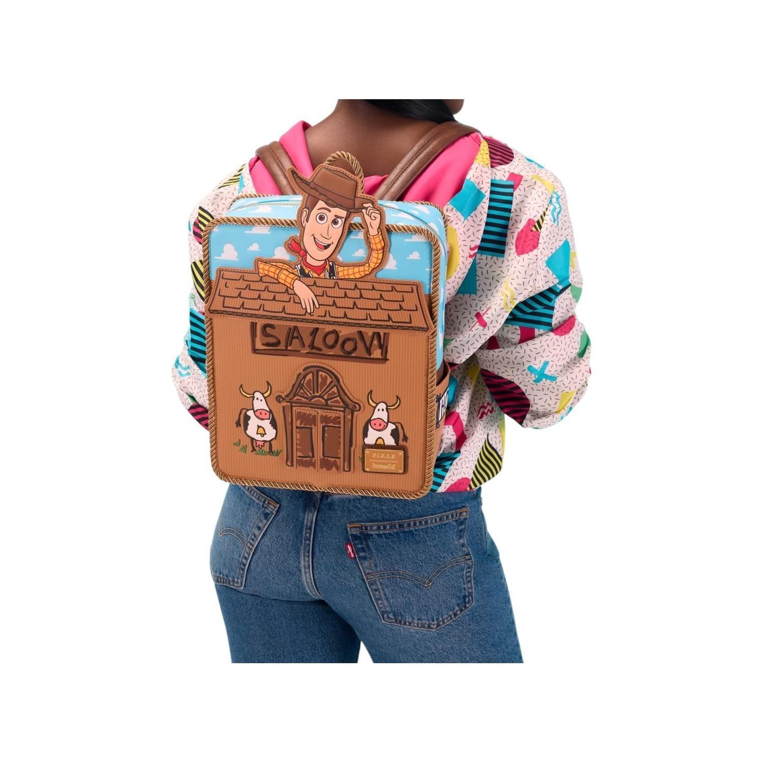 Mochila Loungefly Hombre Toy Story Woody Saloon 30th-1