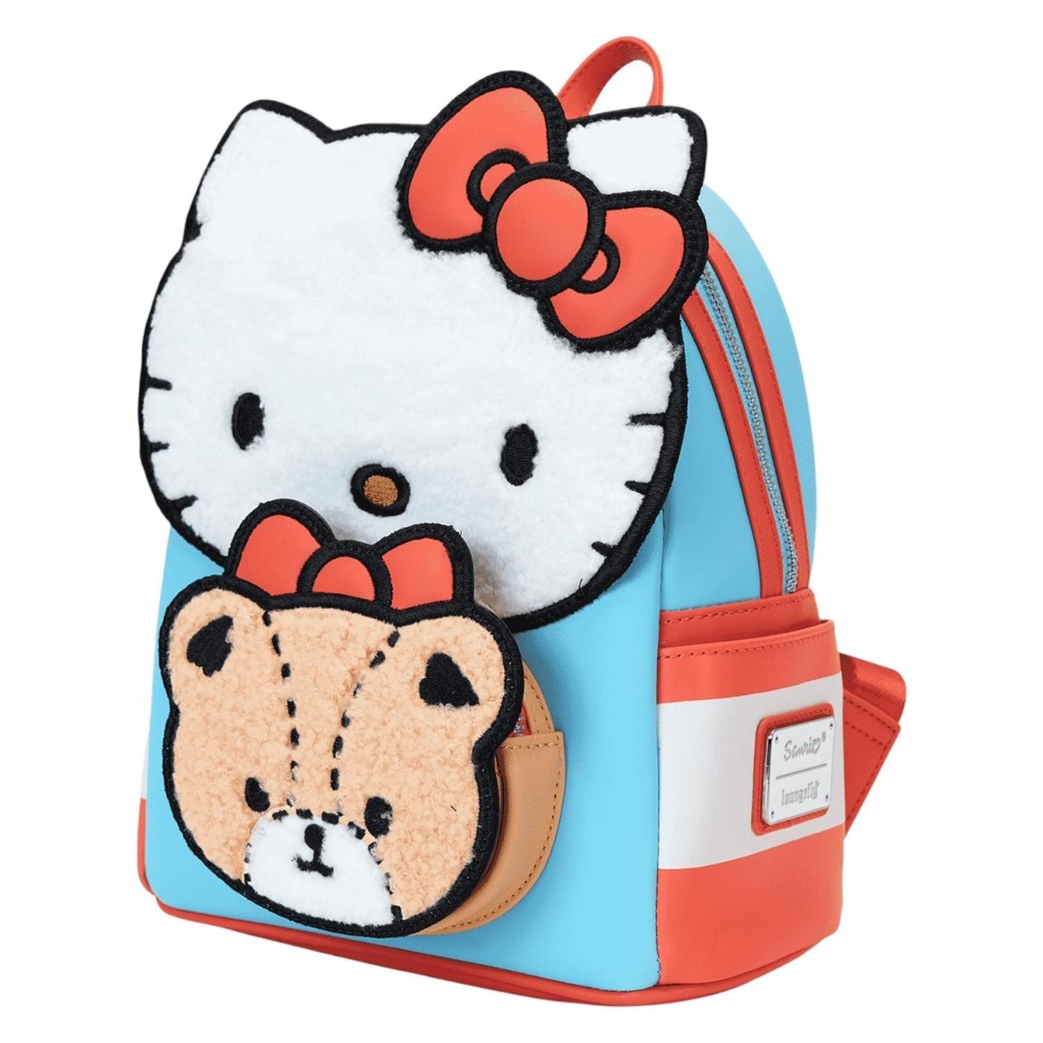 Mochila Loungefly Mujer Hello Kitty Tiny Chum Sherpa-2