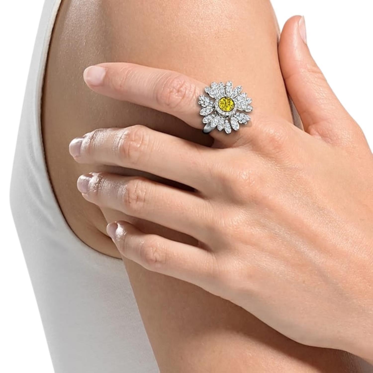 Anillo Swarovski Mujer Eternal Flower 5534936 Talla 52-2