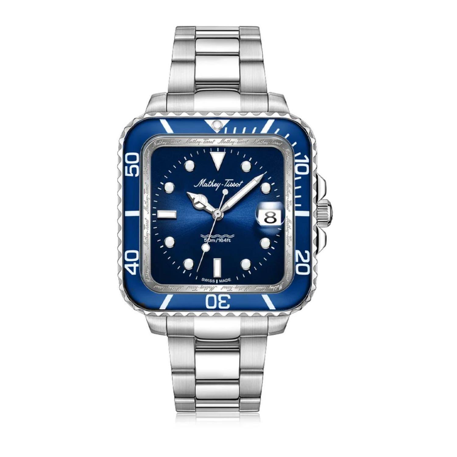 Reloj Mathey-Tissot Hombre Mathy Vintage Square H902QABU-2