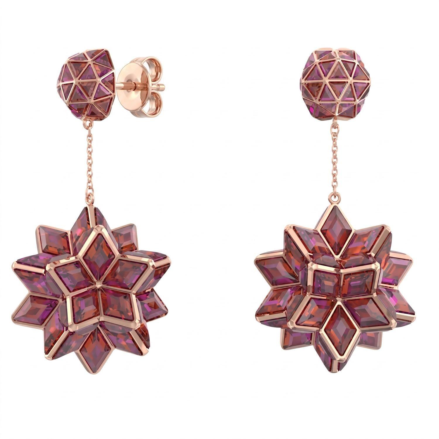 Aros Swarovski Mujer Curiosa Drop 5618247-3