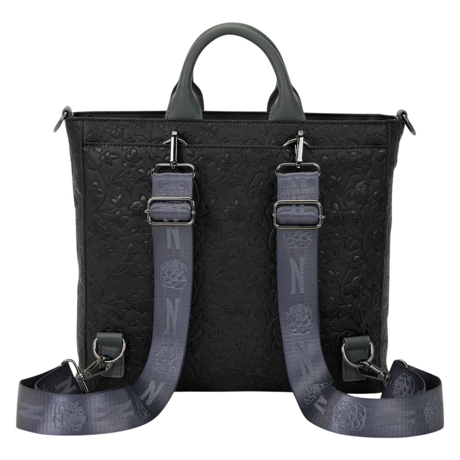 Bolso Loungefly Mujer Wednesday Black Roses Tote-3