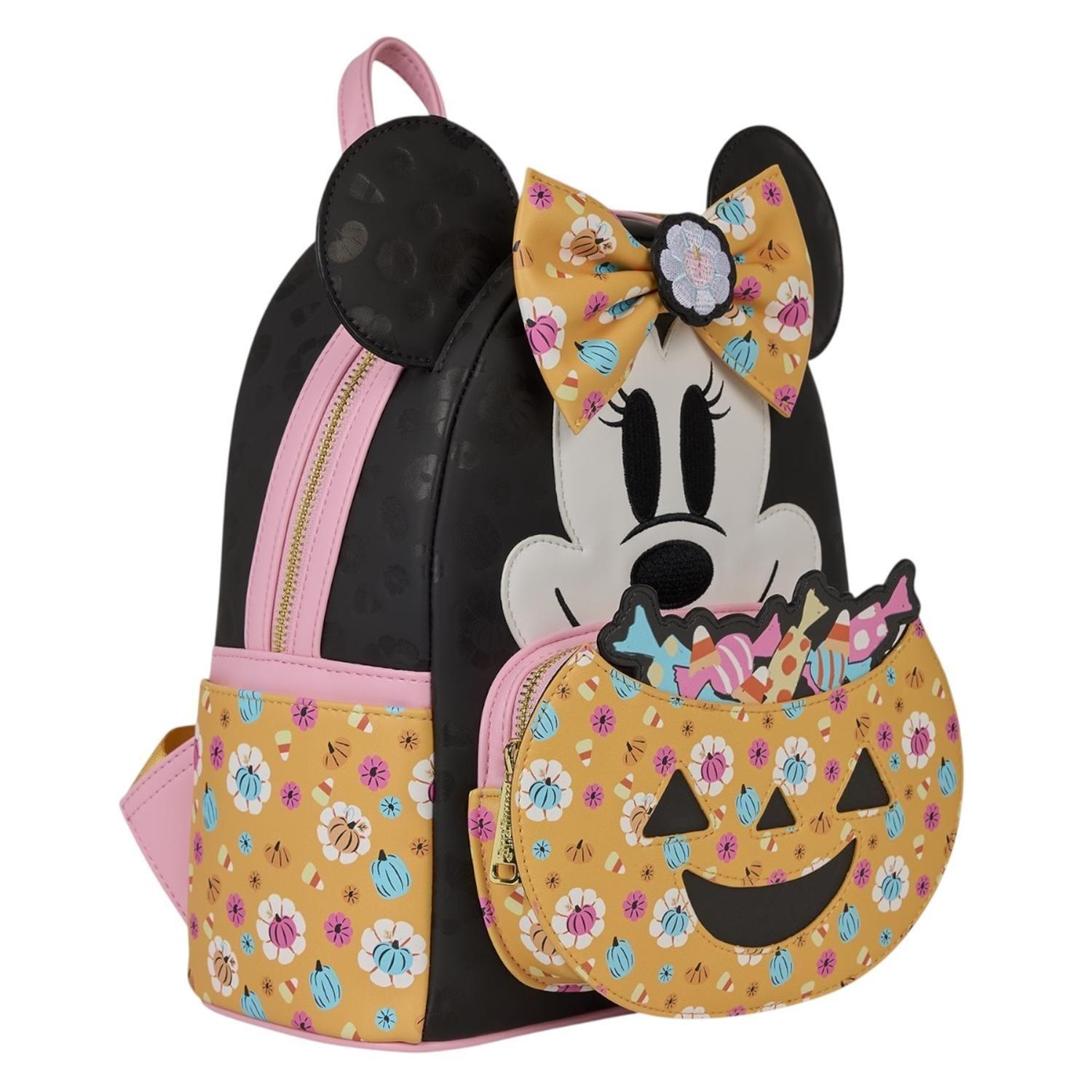Mochila Loungefly Mujer Minnie Mouse Pumpkin Glow-3