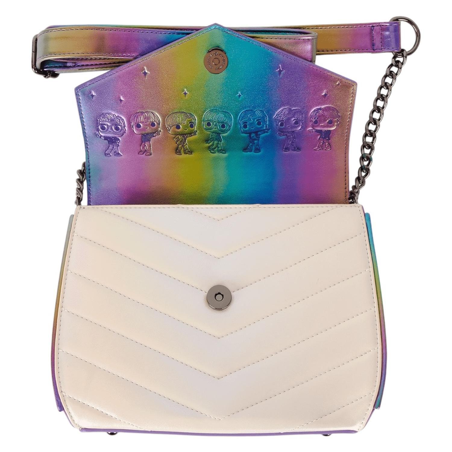 Bolso Loungefly Mujer Funko Pop BTS Iridescent Quilted-4