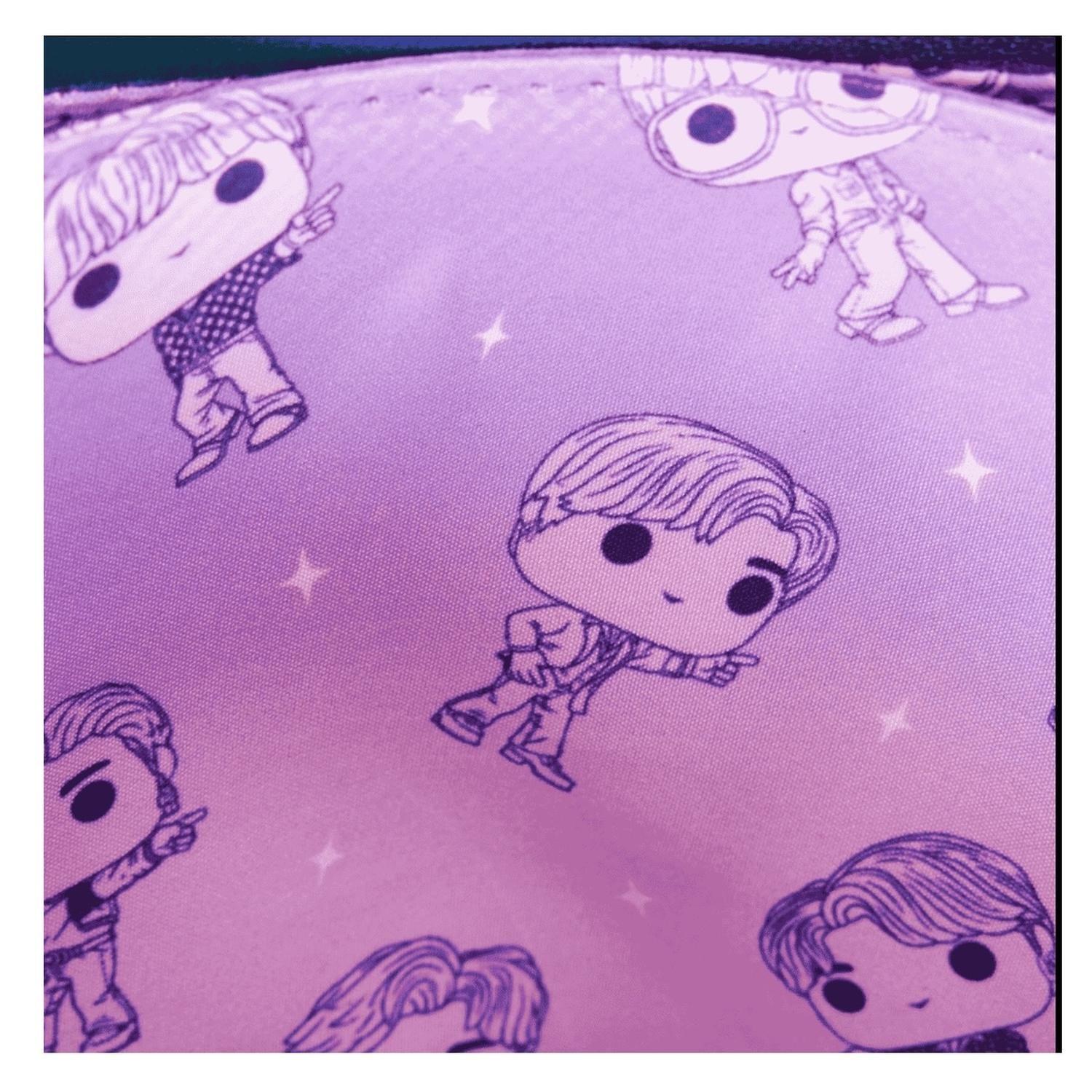 Bolso Loungefly Mujer Funko Pop BTS Iridescent Quilted-5