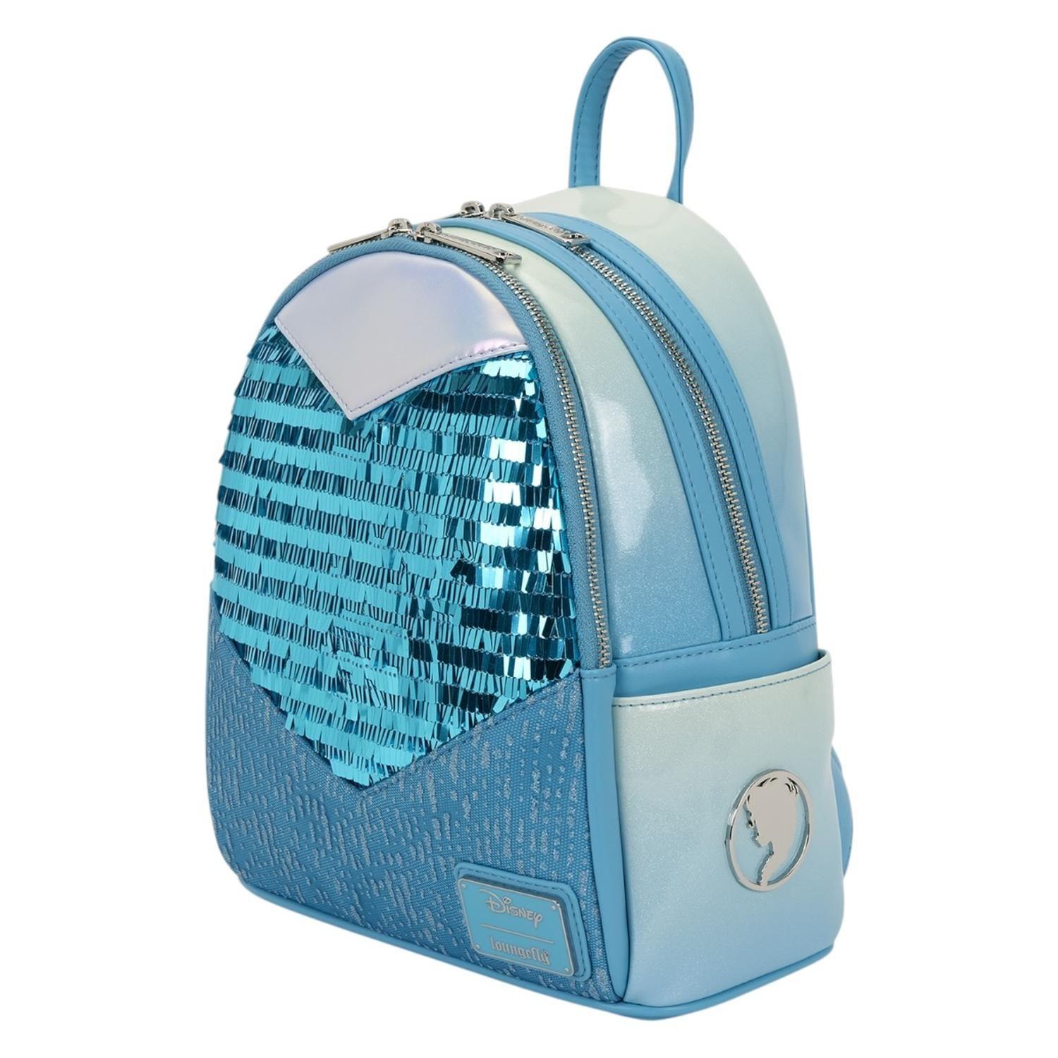 Mochila Loungefly Mujer Frozen Elsa Glitter Sequin-2